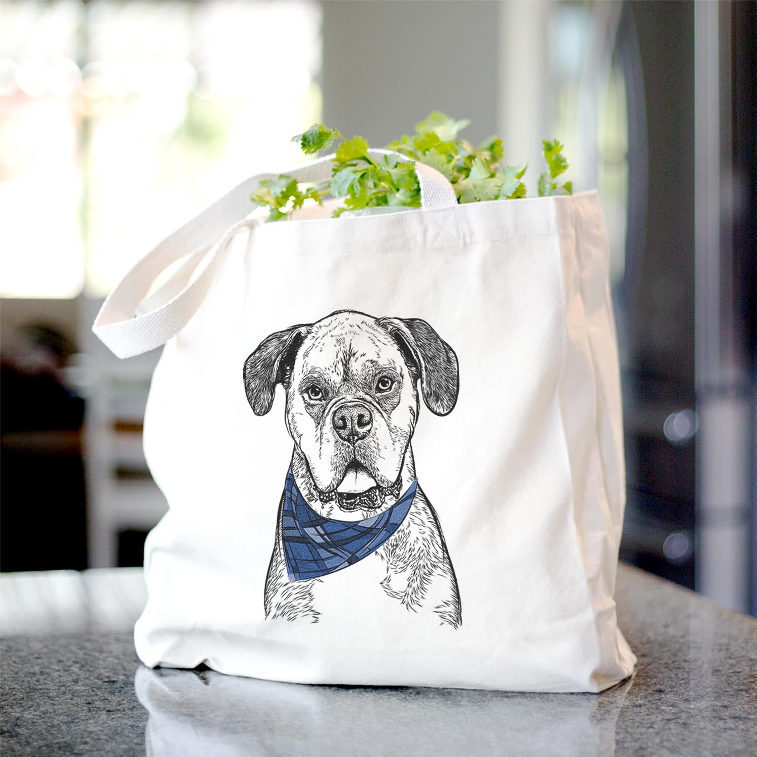 Floydie Bear the Boxer - Tote Bag