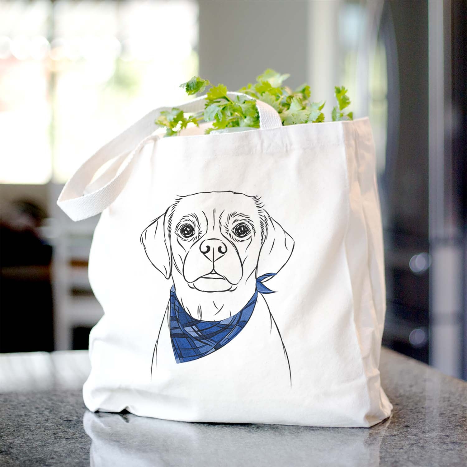 Popcorn the Puggle - Tote Bag