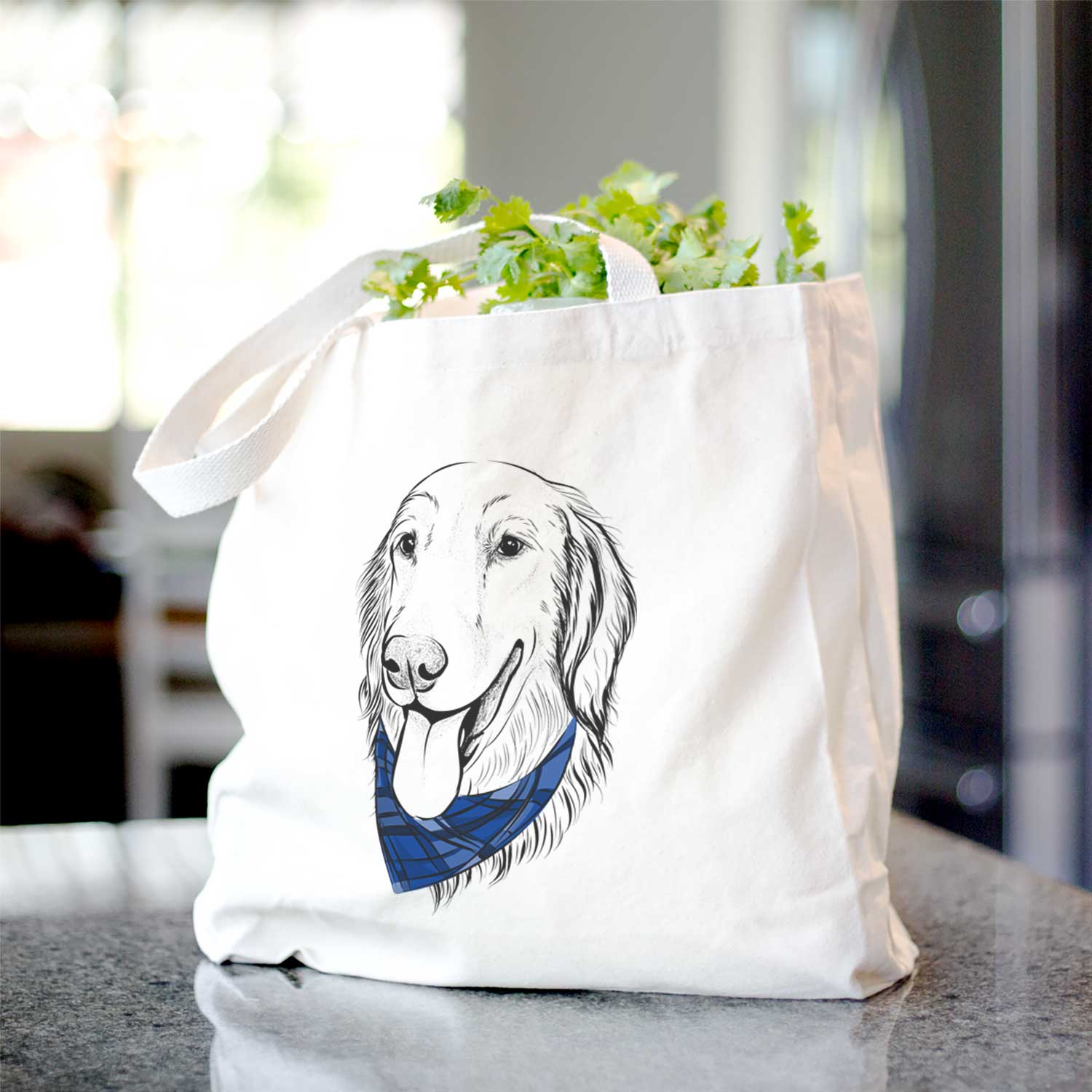 Bailey the Golden Retriever - Tote Bag