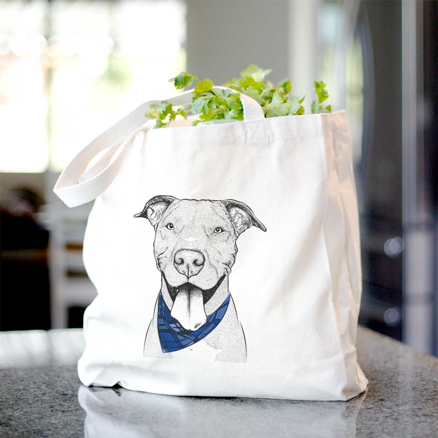 Bruce the American Staffordshire Terrier - Tote Bag