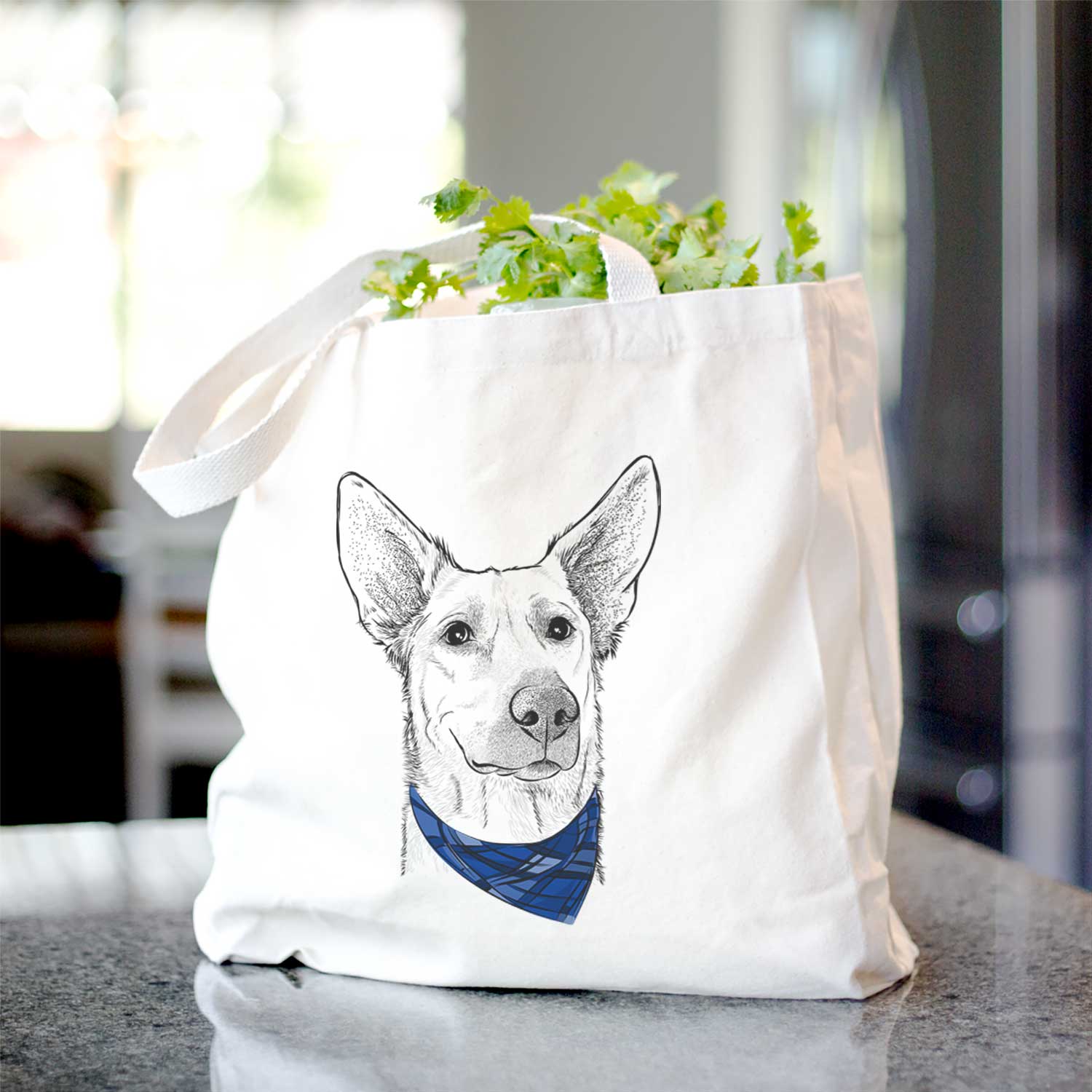 Ember the Shepherd Mix - Tote Bag
