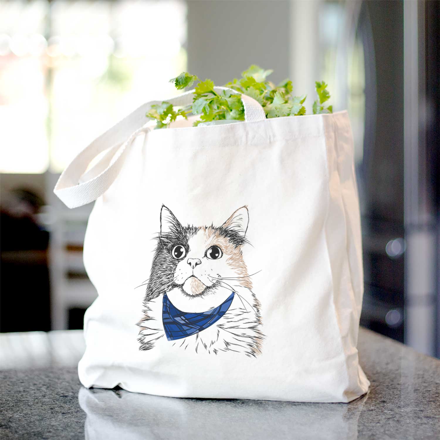 Greta the Calico Cat - Tote Bag