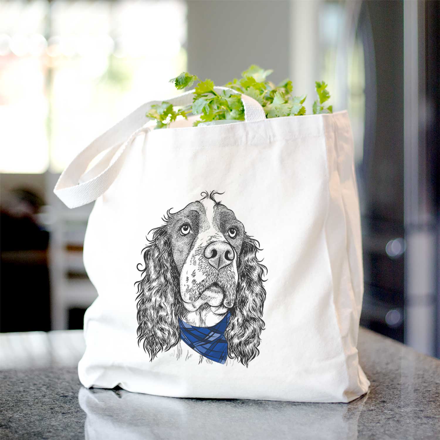 Millie Mae the English Springer Spaniel - Tote Bag