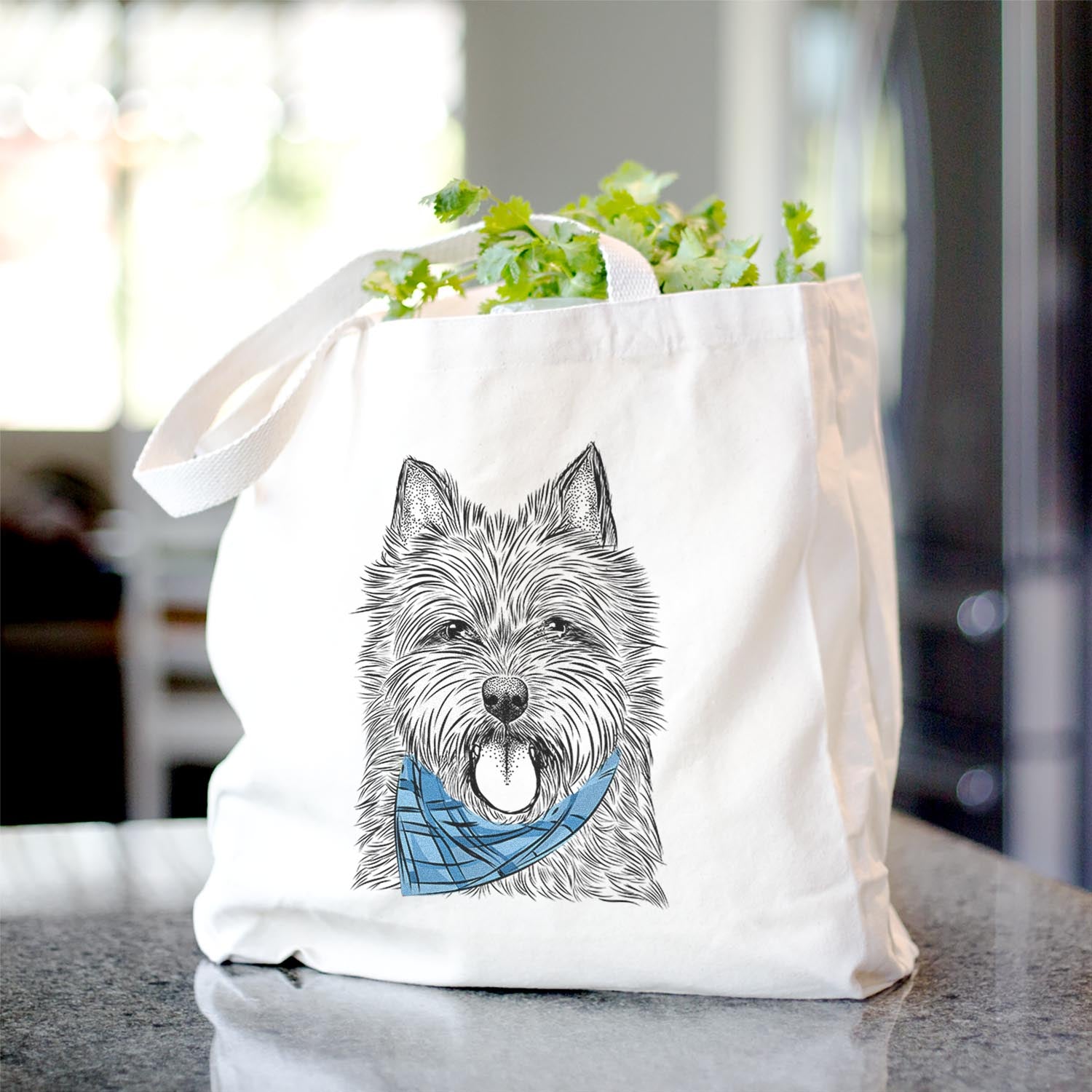 Alfie the Norwich Terrier - Tote Bag