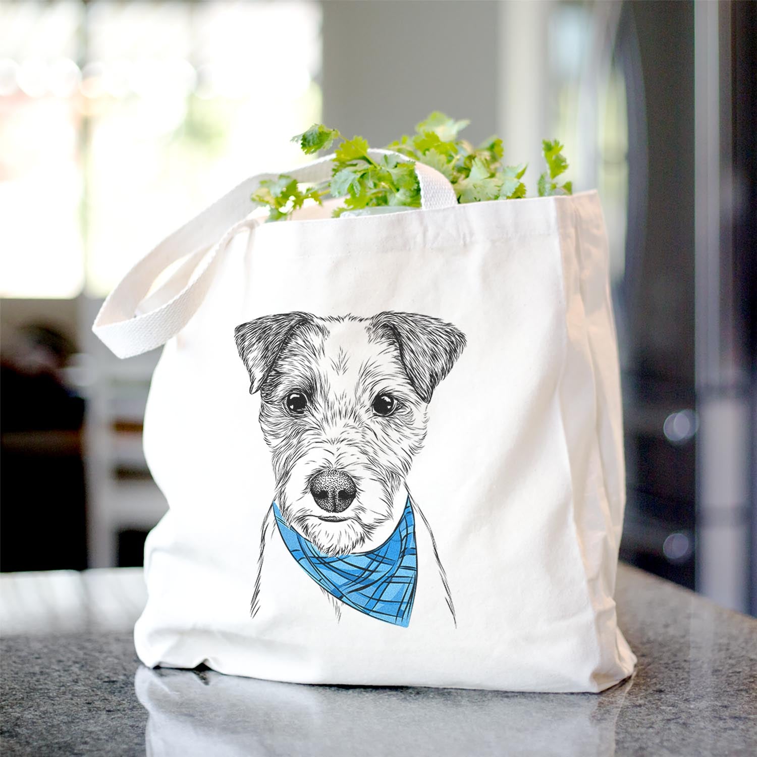Bogart the Parsons Russell Terrier - Tote Bag