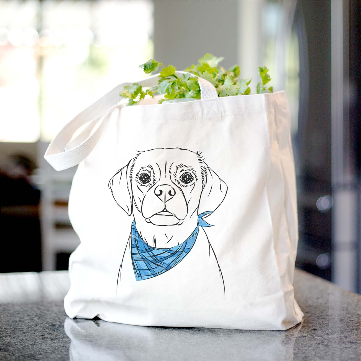 Popcorn the Puggle - Tote Bag