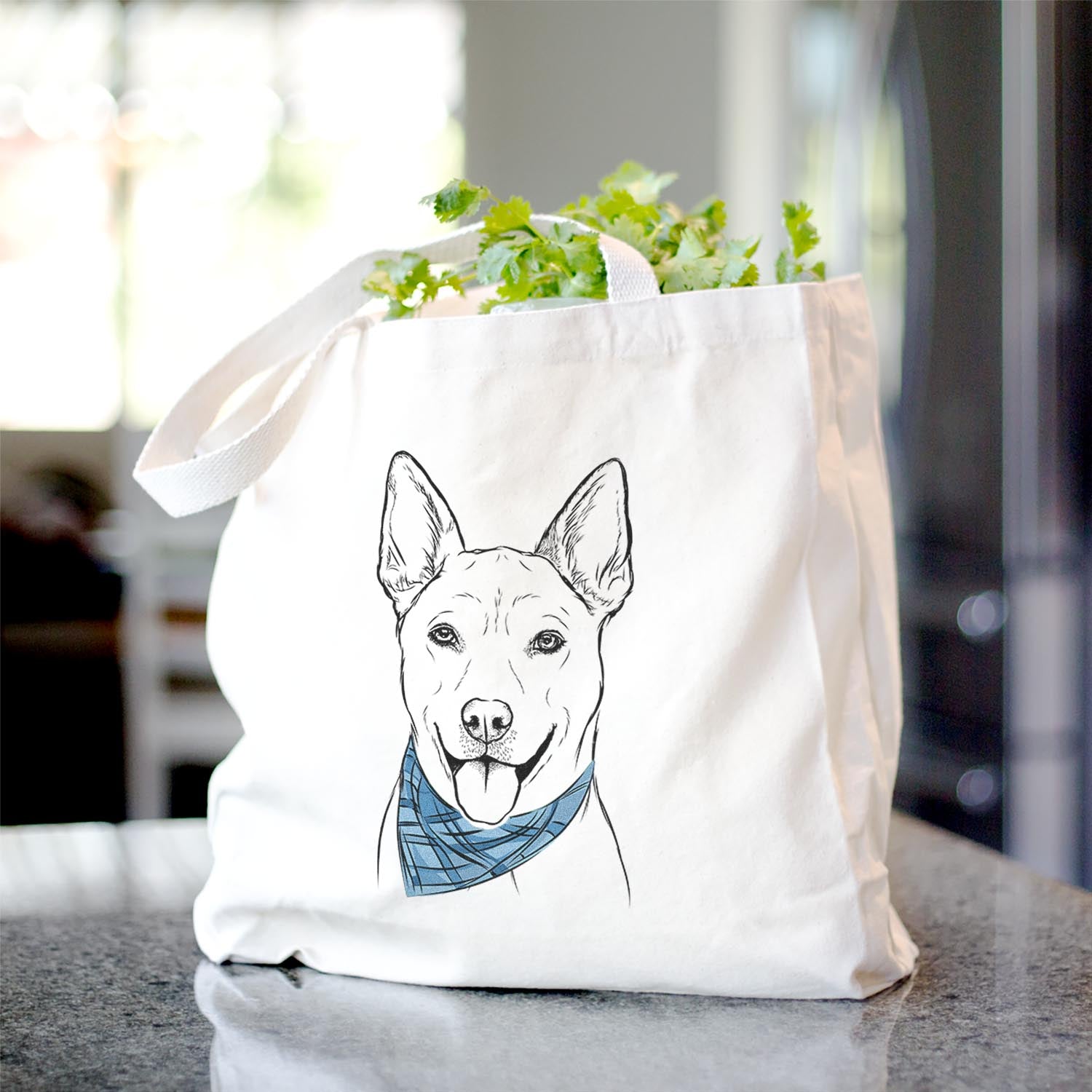 Silly Lilly the Mixed Breed - Tote Bag