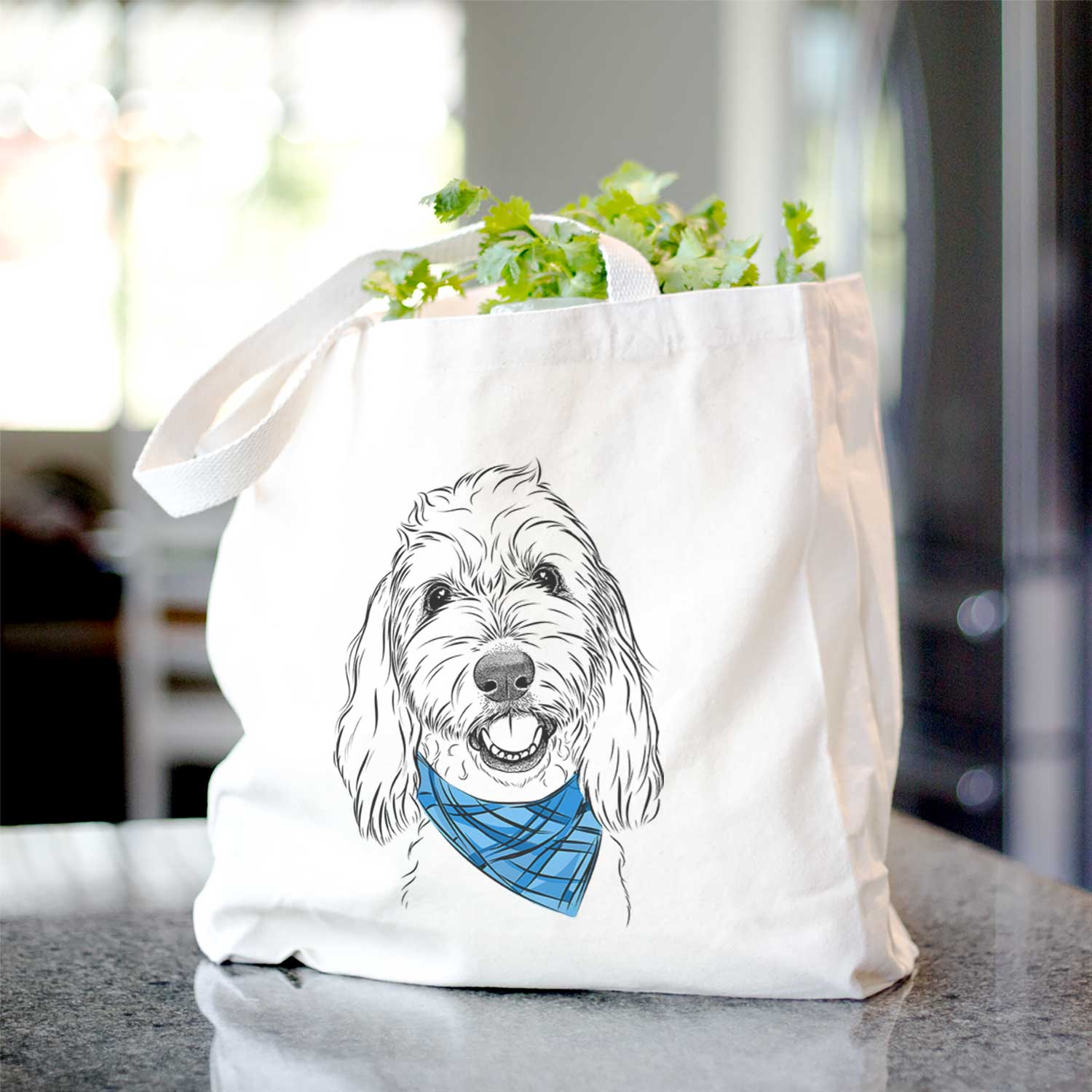 Louie the Coton de Tulear - Tote Bag