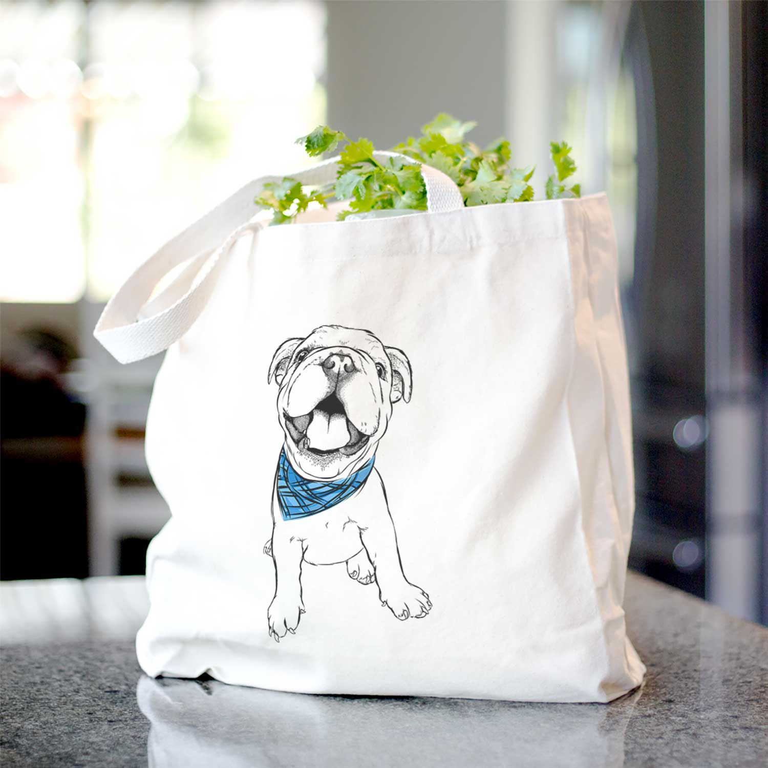 Tyke the English Bulldog - Tote Bag