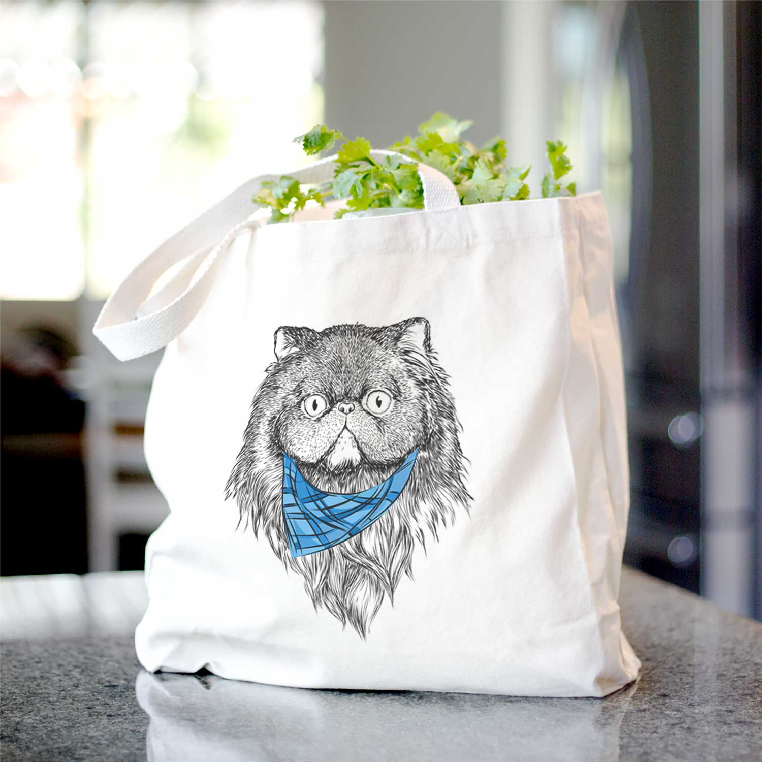 Vader the Persian Cat - Tote Bag
