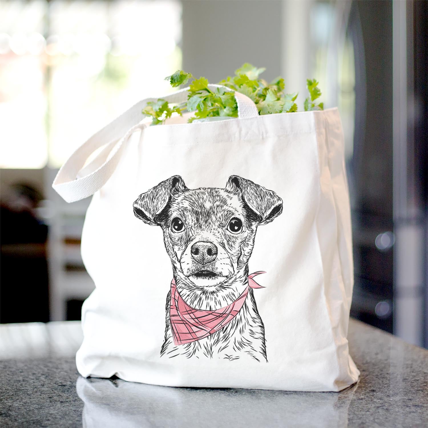 Olive the Mixed Breed - Tote Bag