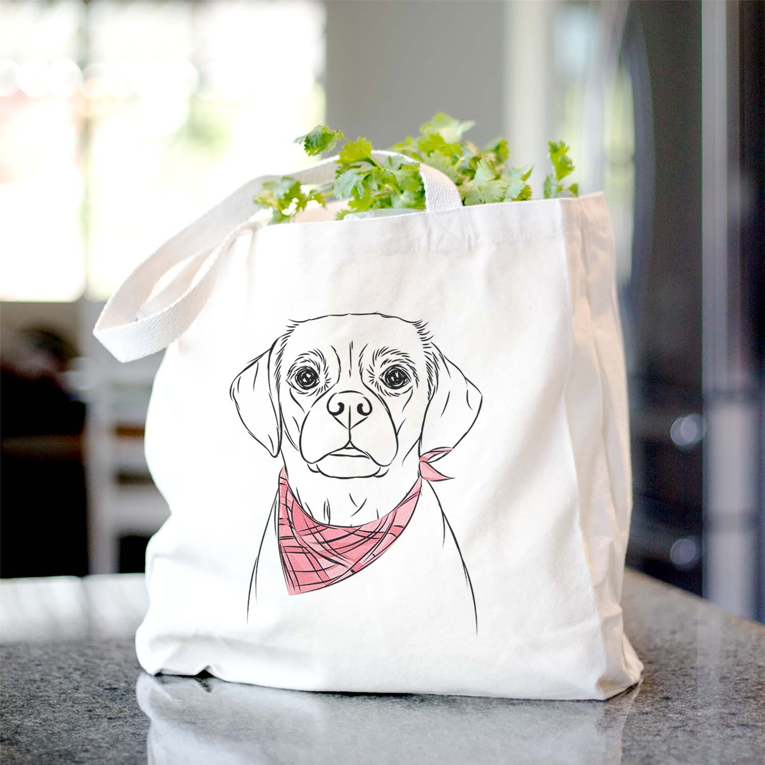 Popcorn the Puggle - Tote Bag