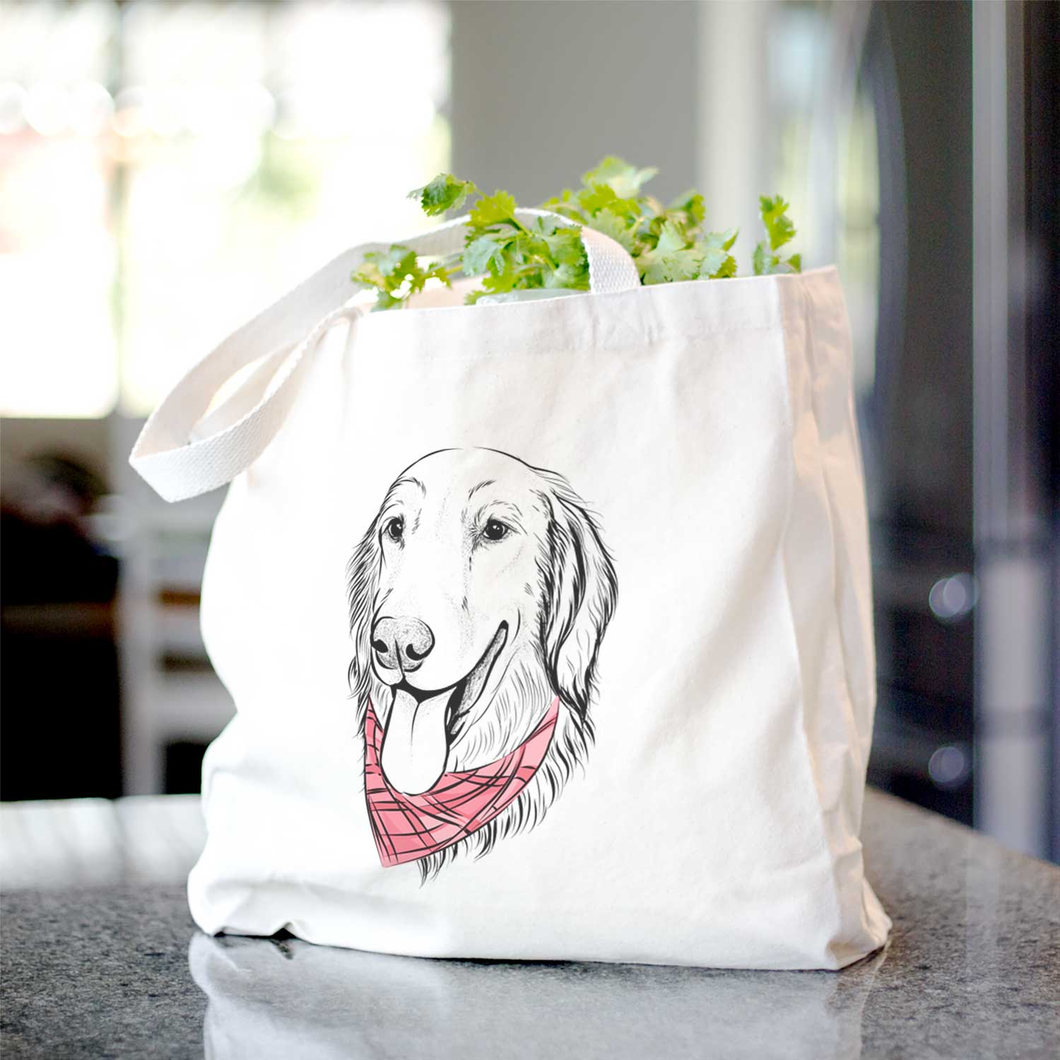 Bailey the Golden Retriever - Tote Bag