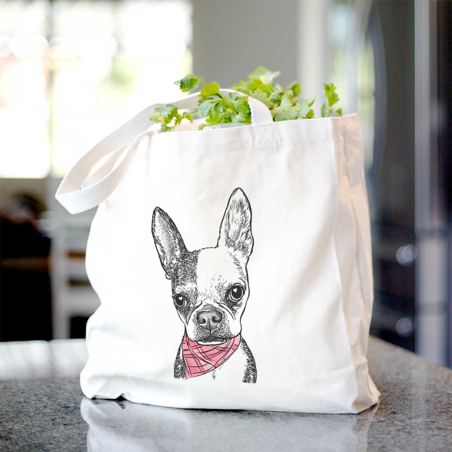 Daisy the Boston Terrier - Tote Bag