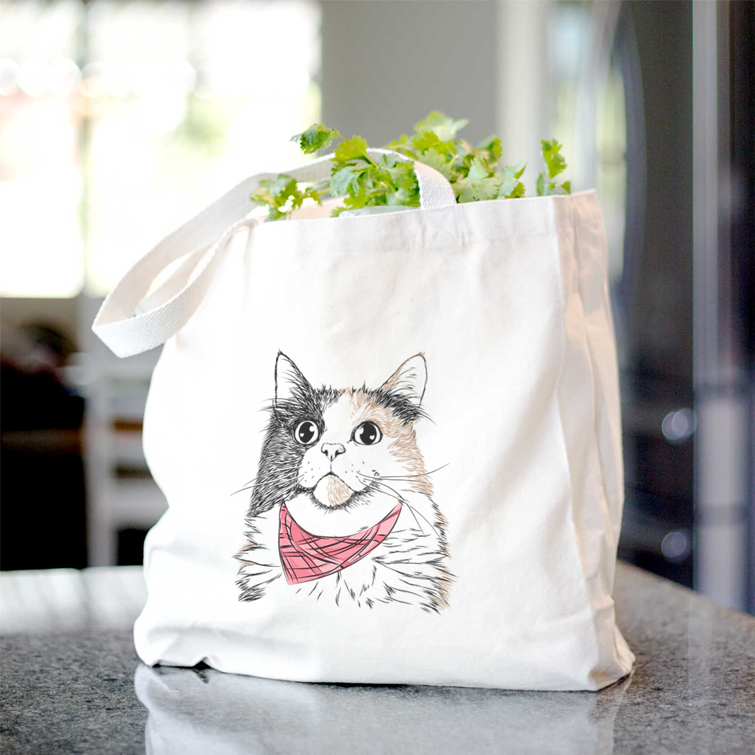 Greta the Calico Cat - Tote Bag
