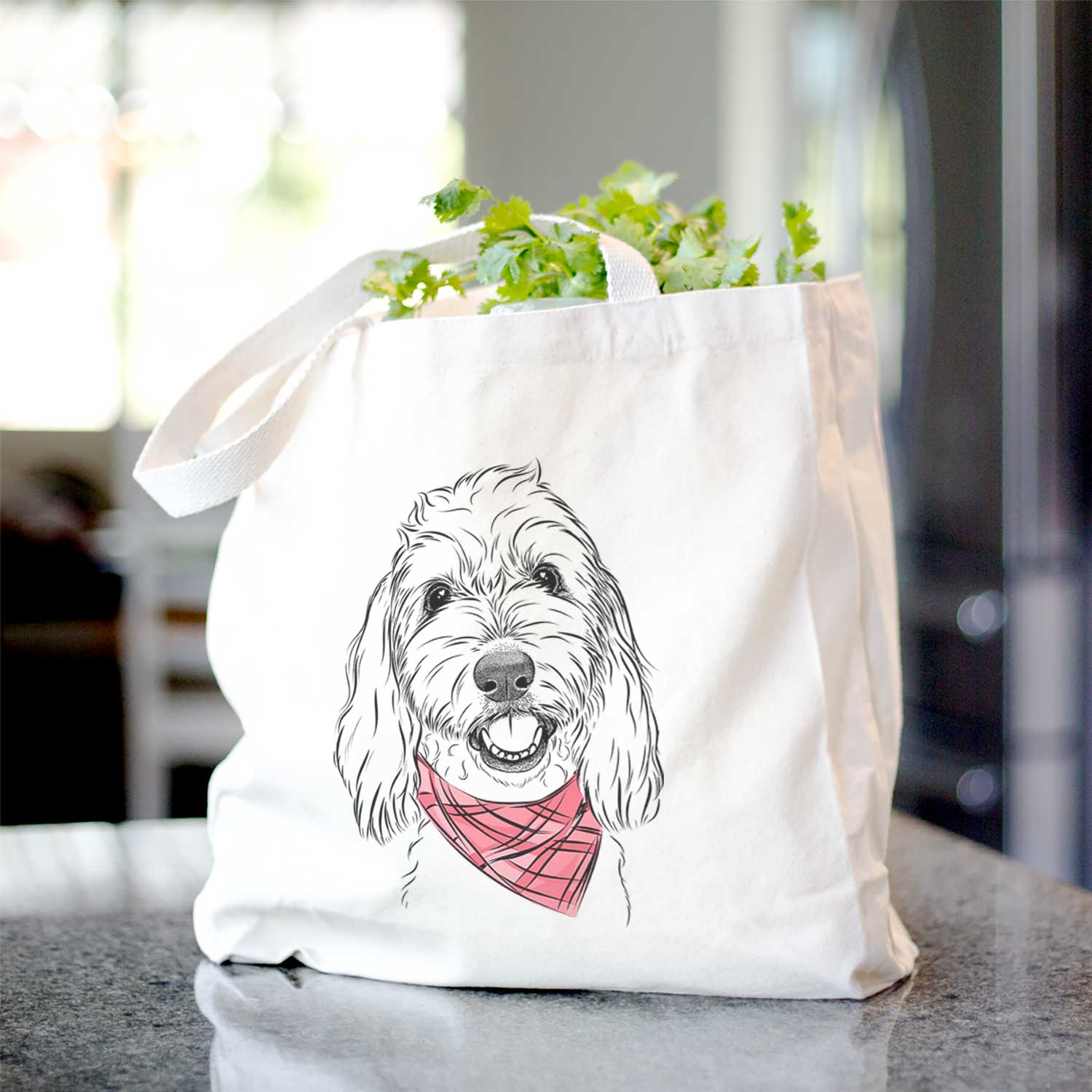 Louie the Coton de Tulear - Tote Bag