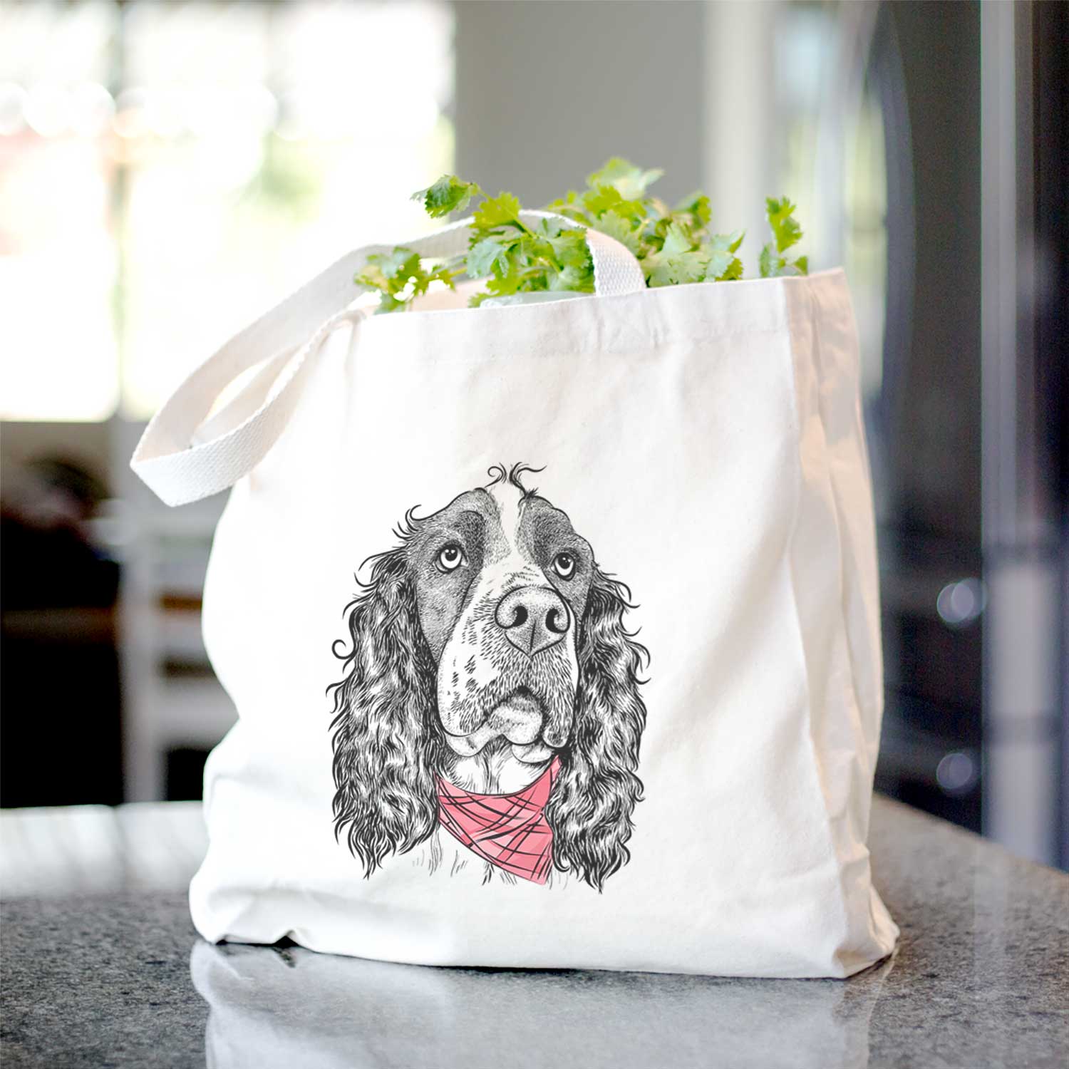 Millie Mae the English Springer Spaniel - Tote Bag