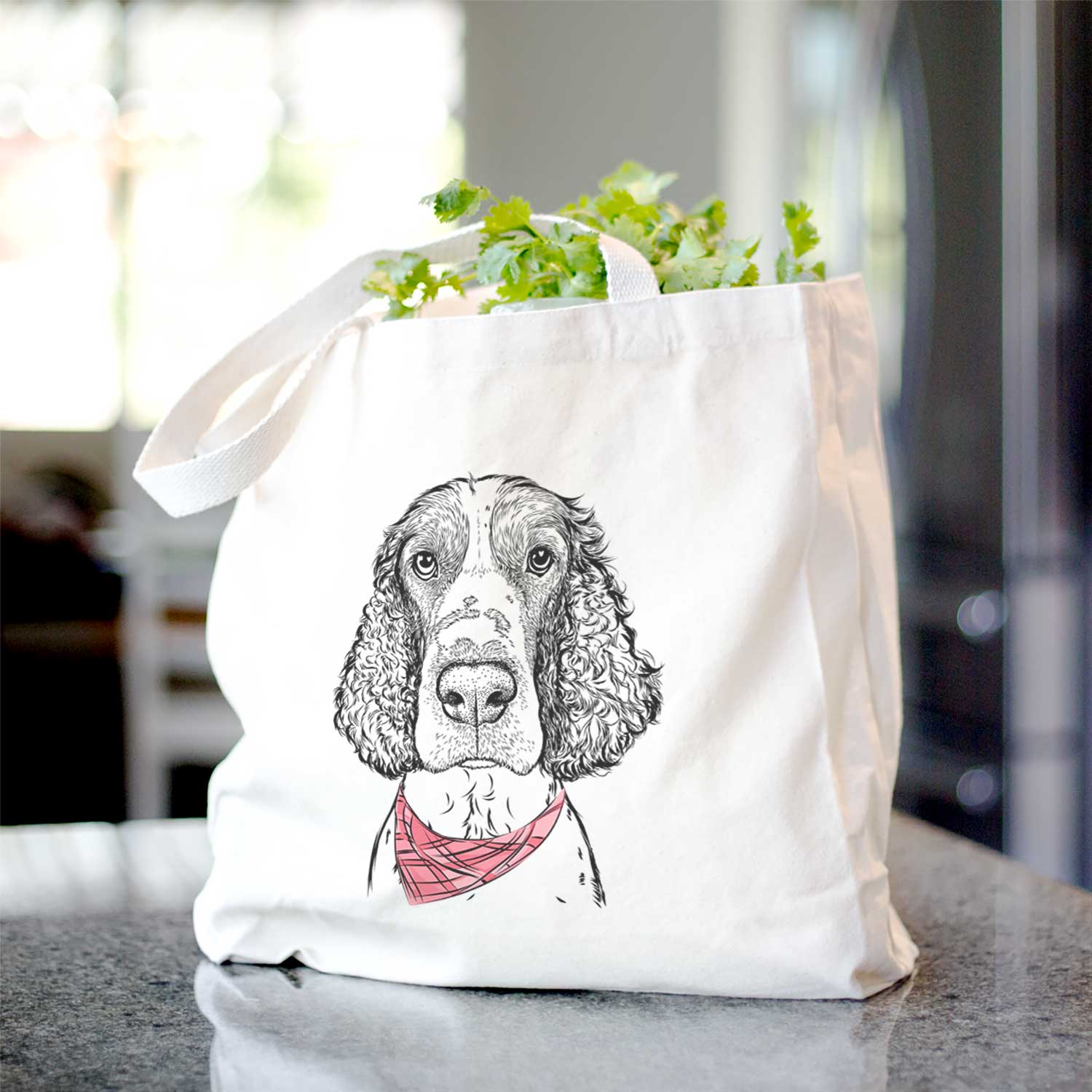 Wilbur the English Springer Spaniel - Tote Bag