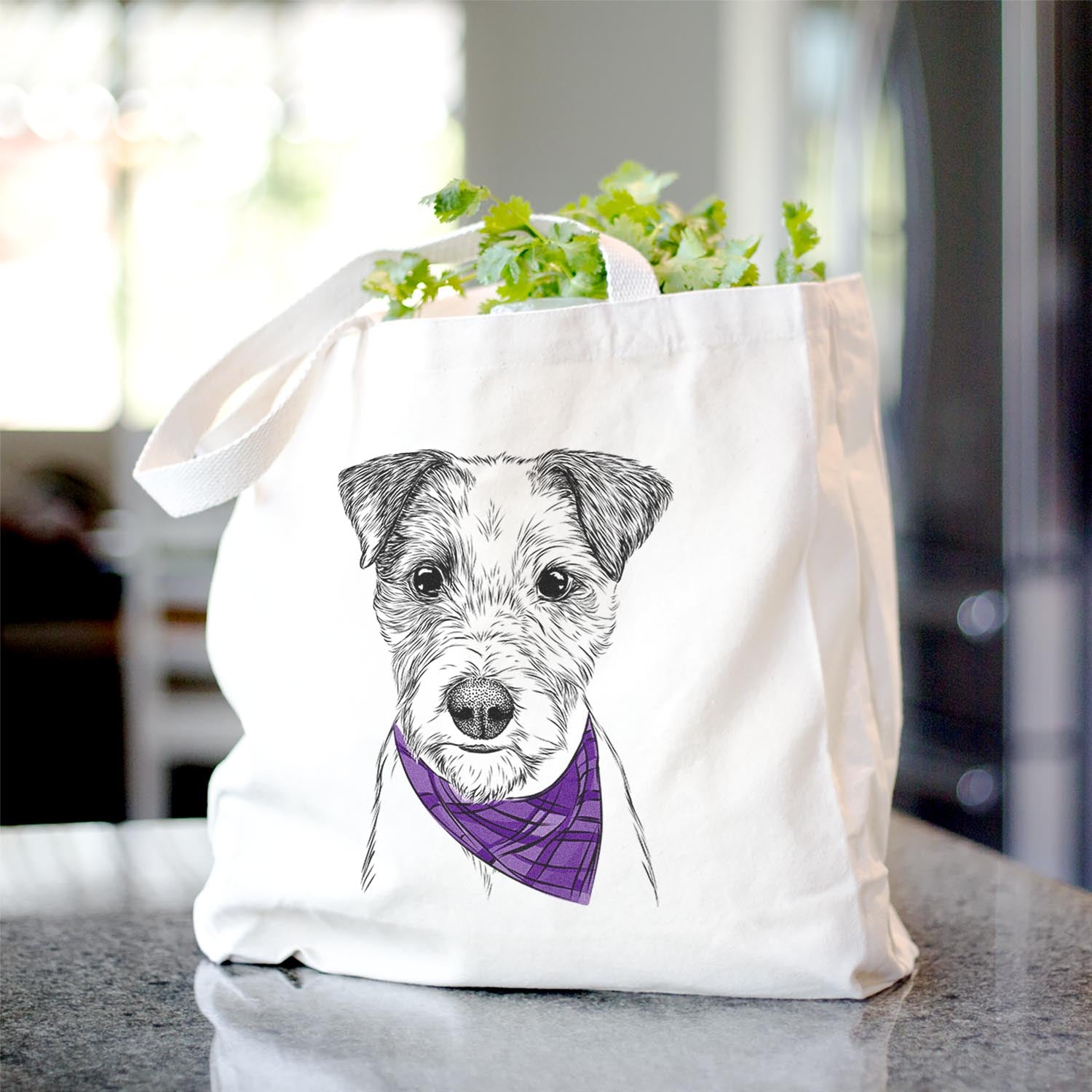 Bogart the Parsons Russell Terrier - Tote Bag