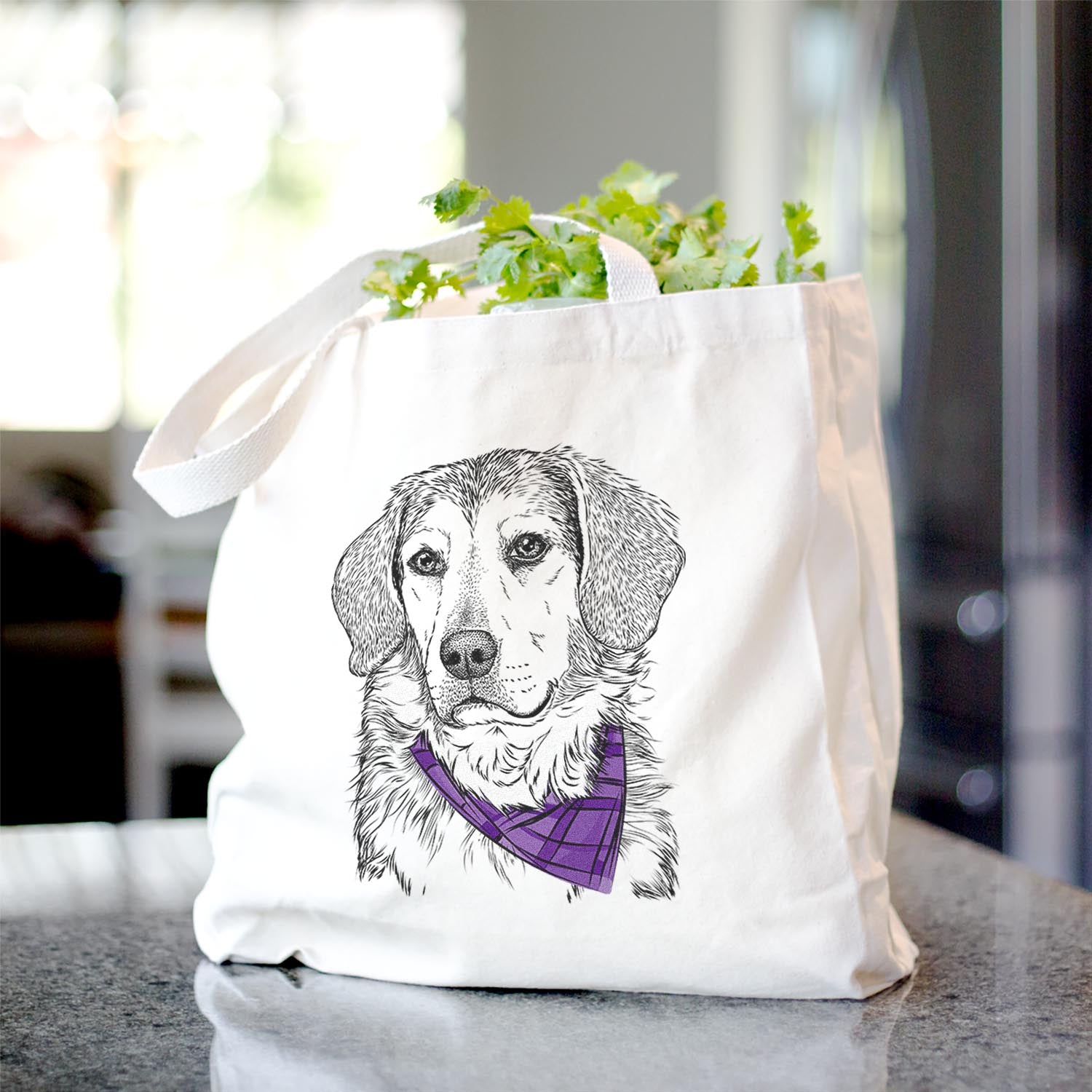 Gunner the Mixed Breed - Tote Bag