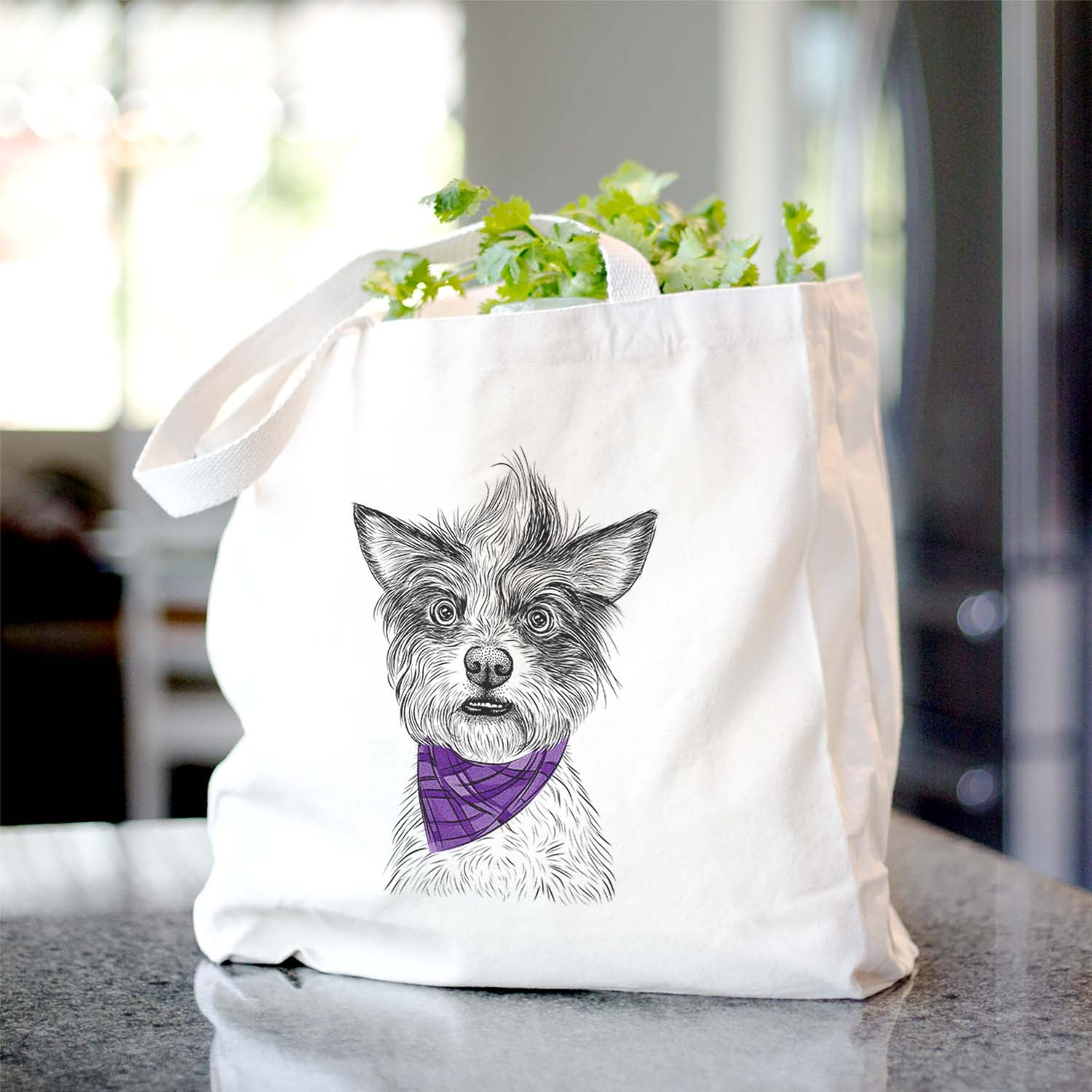Quigley the Mixed Breed - Tote Bag