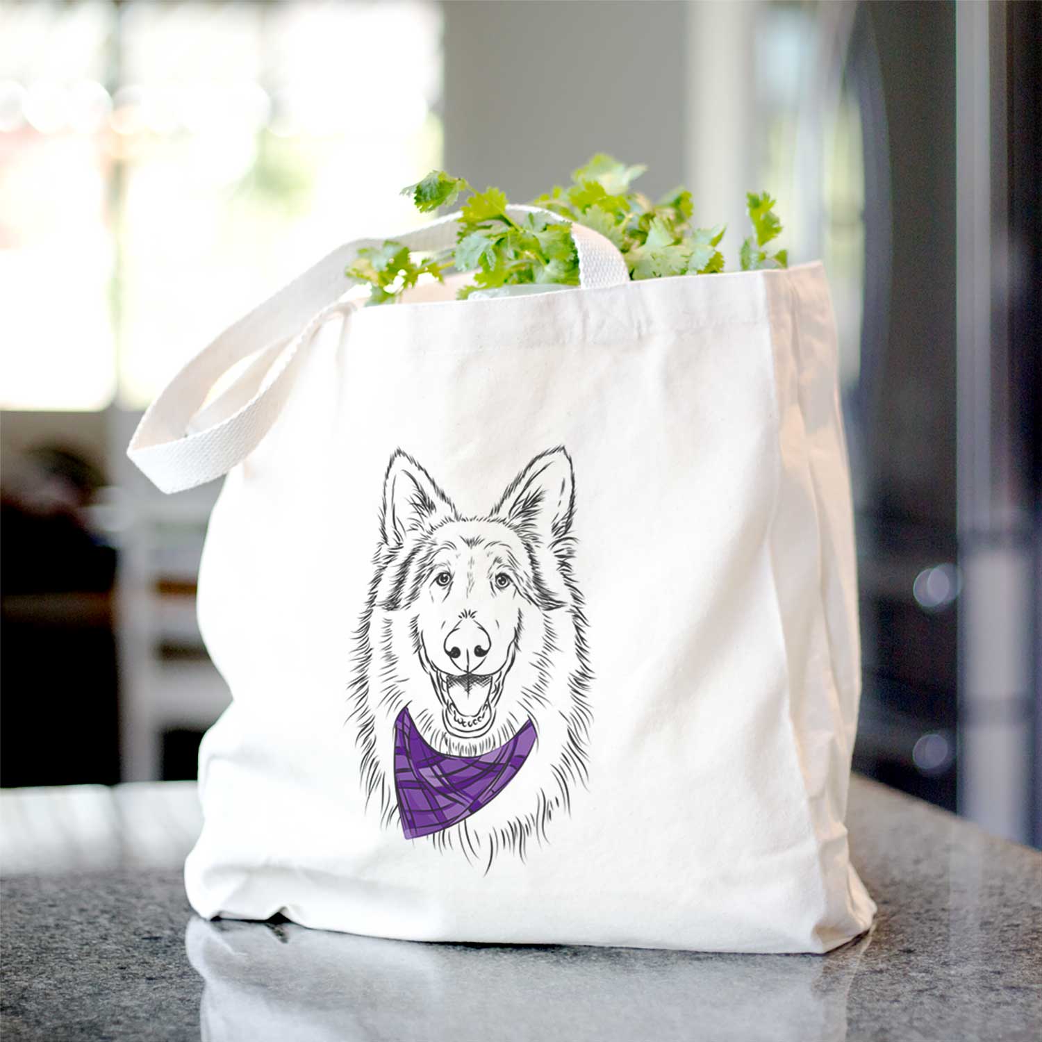 Cannon the Rough Collie - Tote Bag