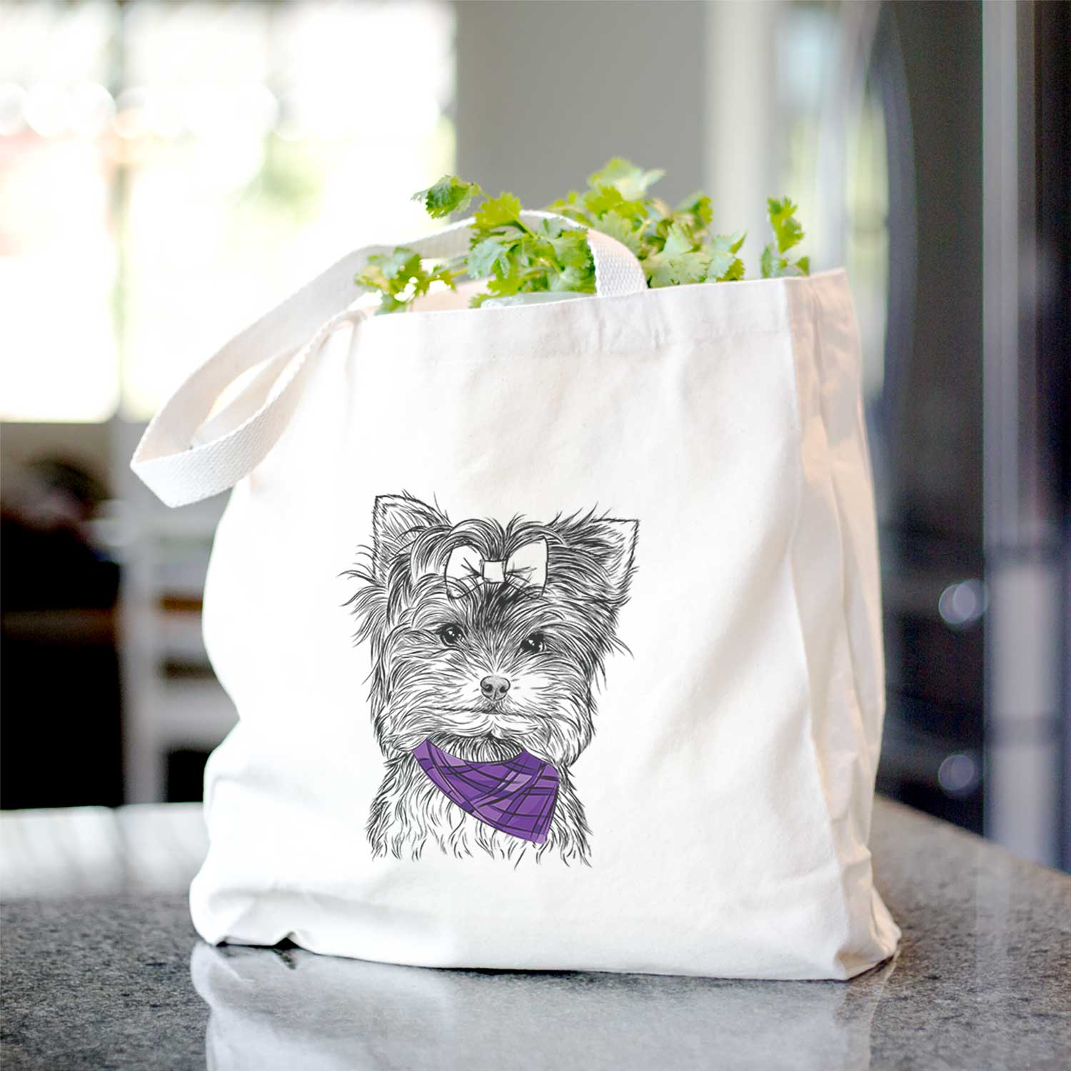 Cricket the Biewer Terrier - Tote Bag
