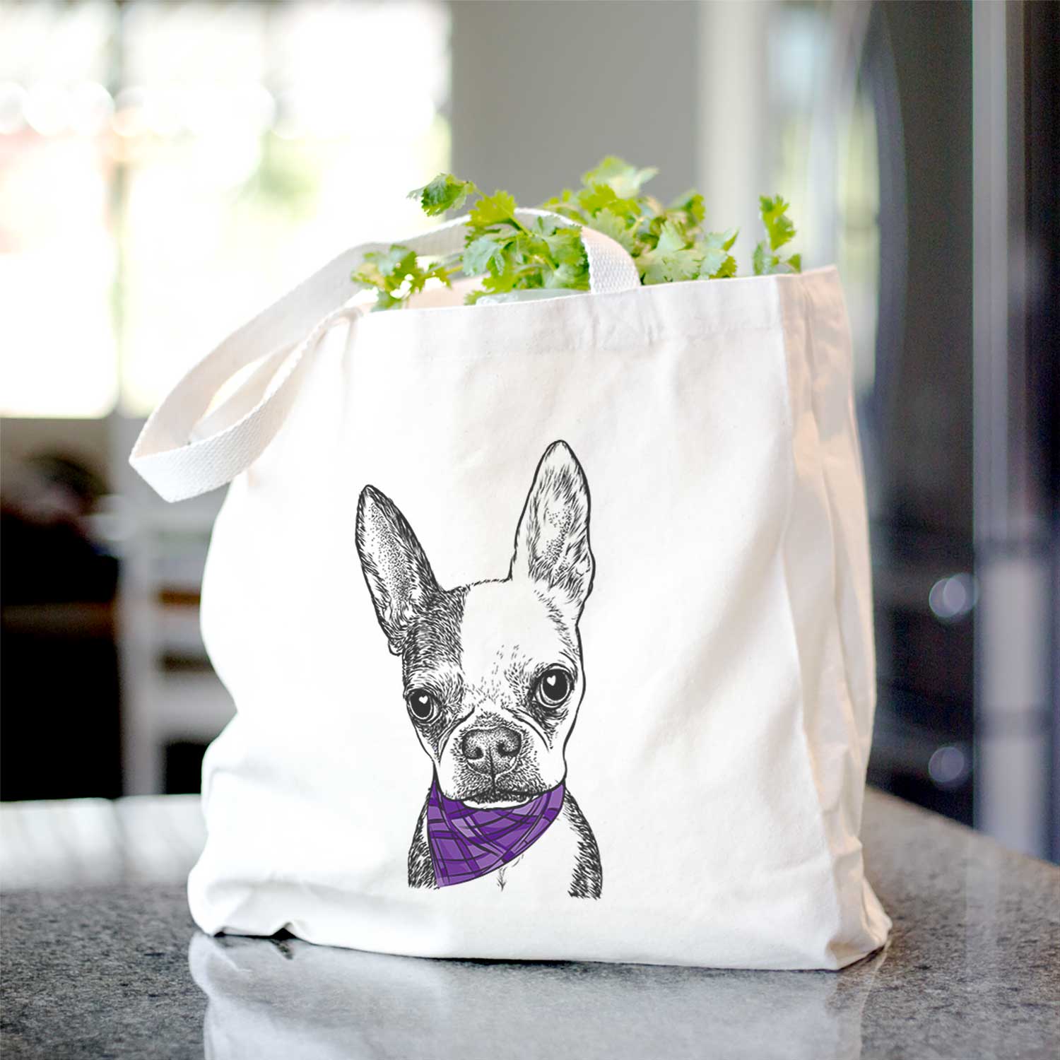 Daisy the Boston Terrier - Tote Bag