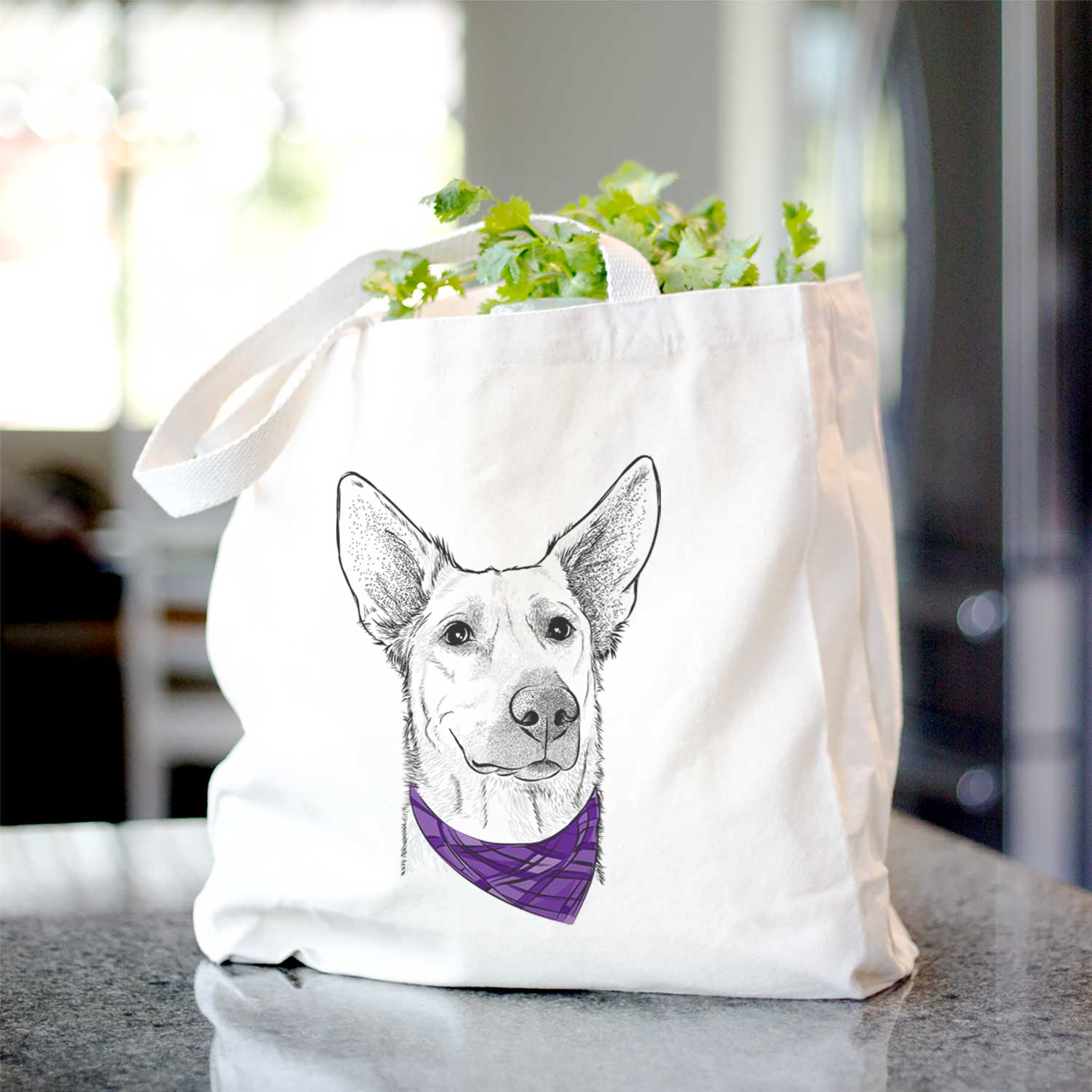 Ember the Shepherd Mix - Tote Bag