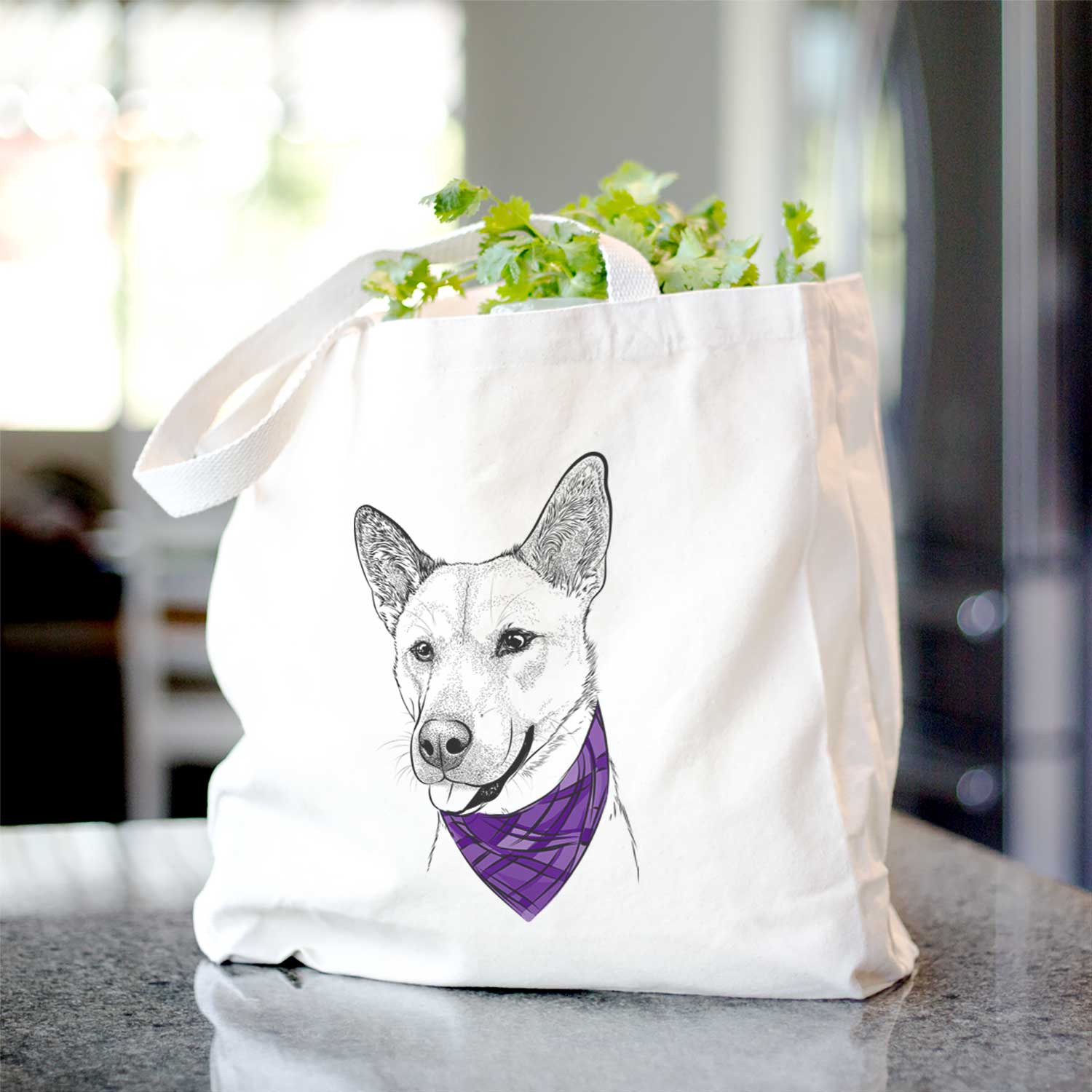 Kulfi the Jindo Shiba Inu Mix - Tote Bag