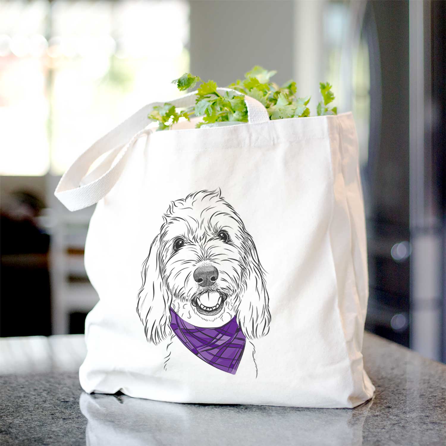 Louie the Coton de Tulear - Tote Bag