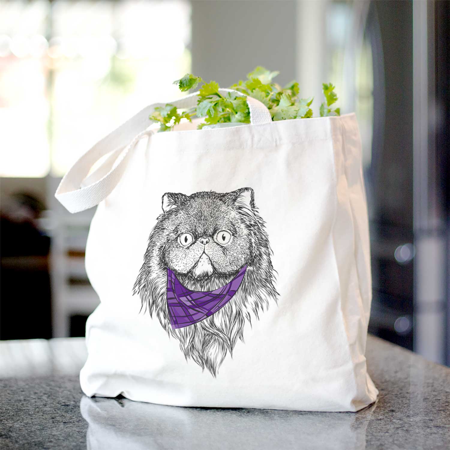 Vader the Persian Cat - Tote Bag