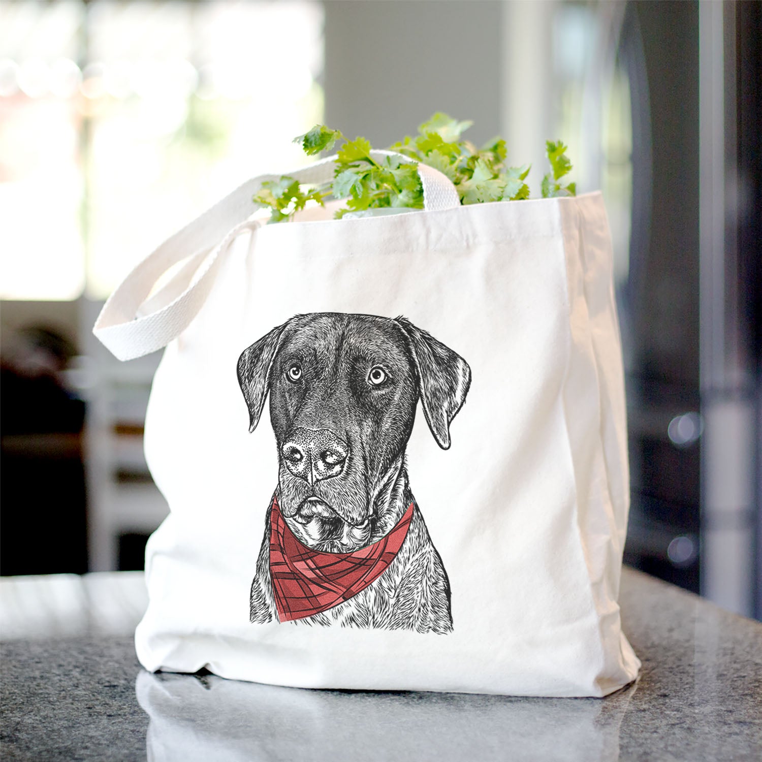 David the Boxador - Tote Bag