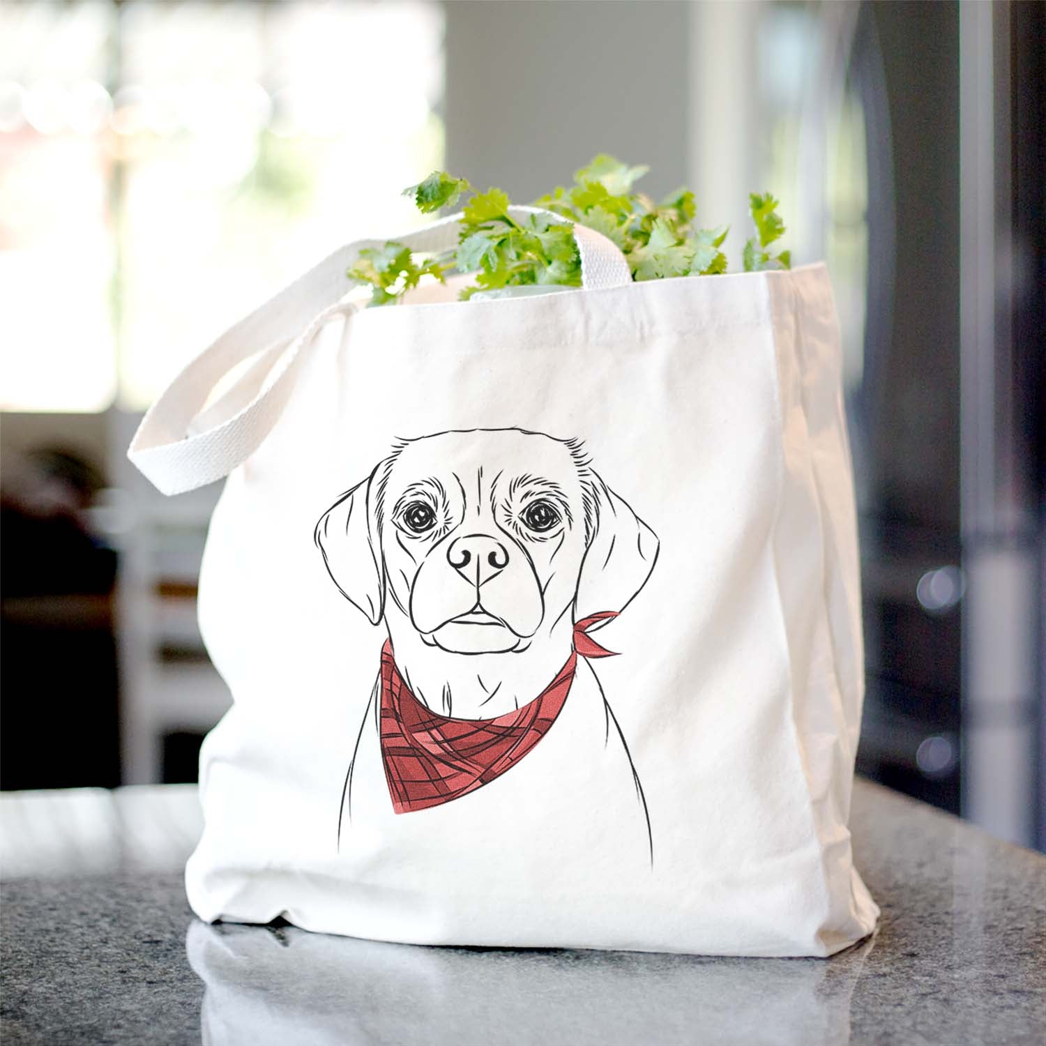 Popcorn the Puggle - Tote Bag