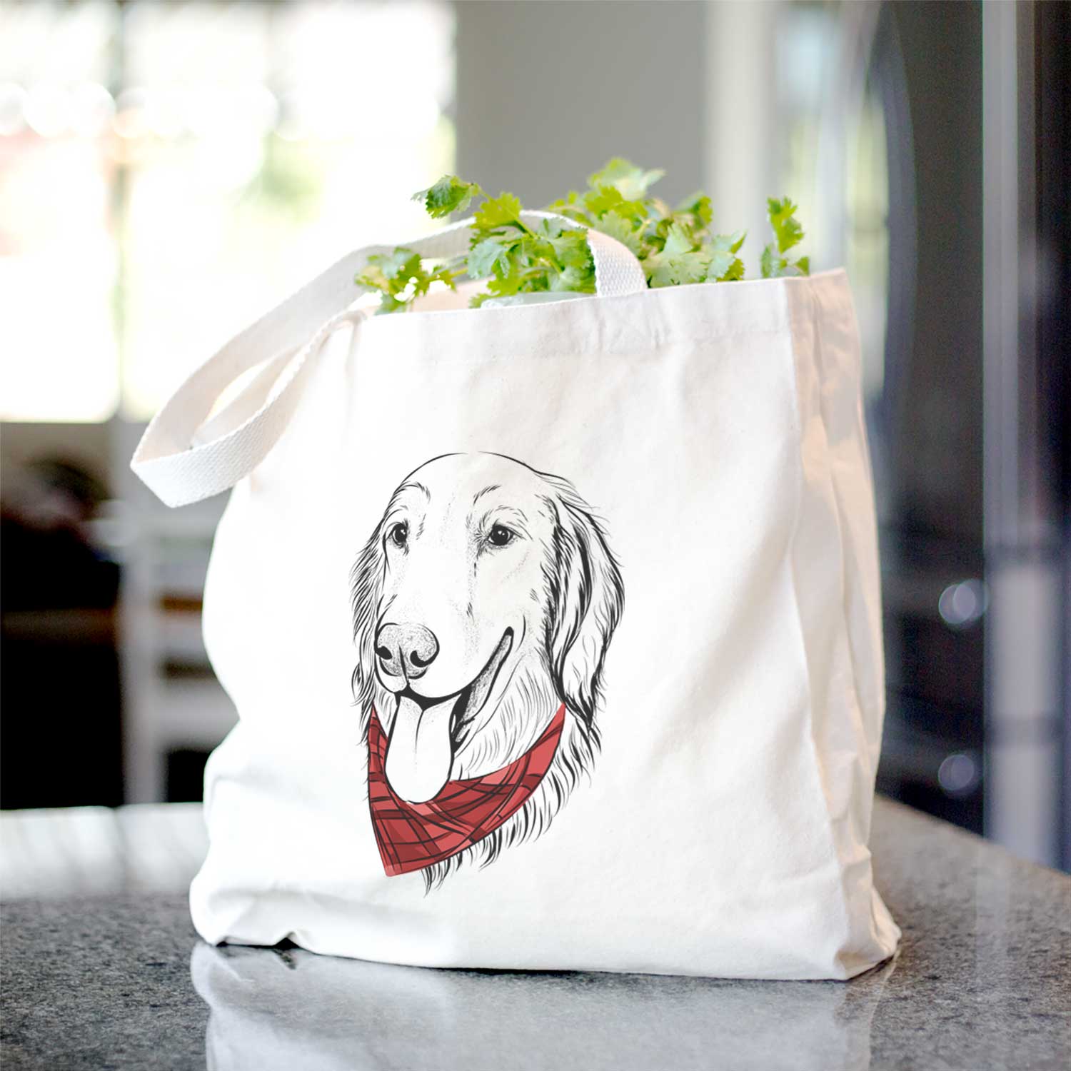 Bailey the Golden Retriever - Tote Bag