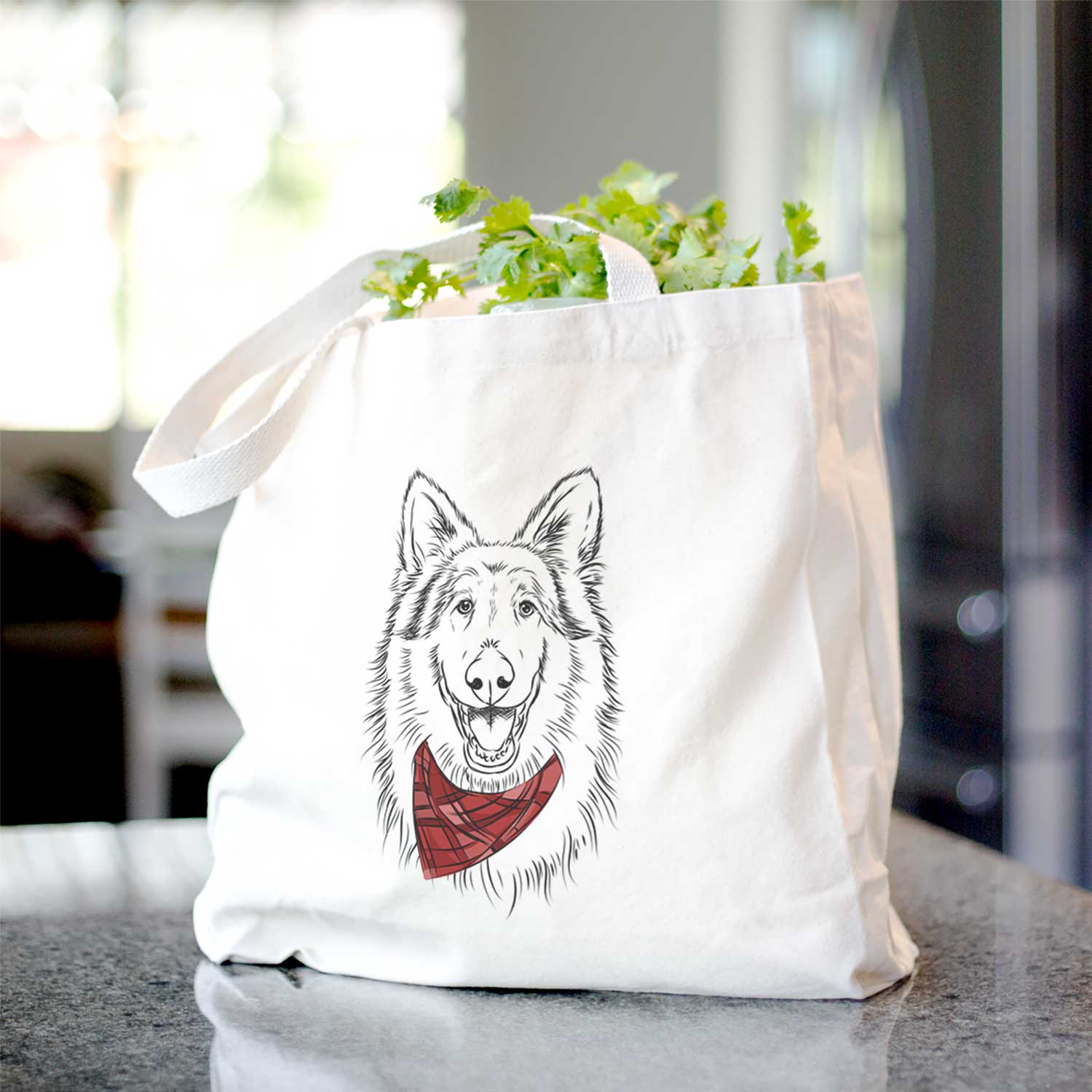 Cannon the Rough Collie - Tote Bag