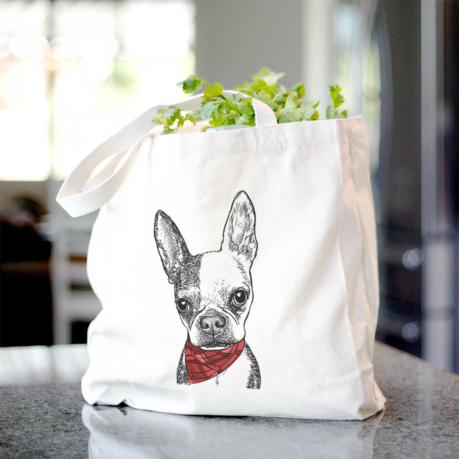 Daisy the Boston Terrier - Tote Bag