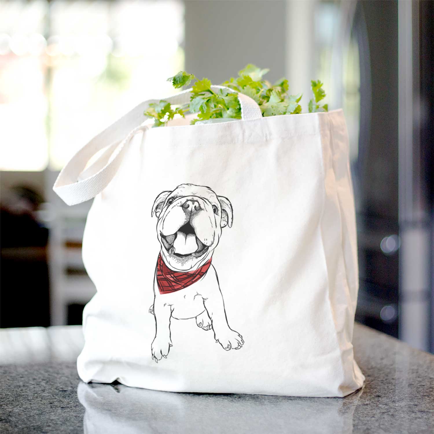 Tyke the English Bulldog - Tote Bag