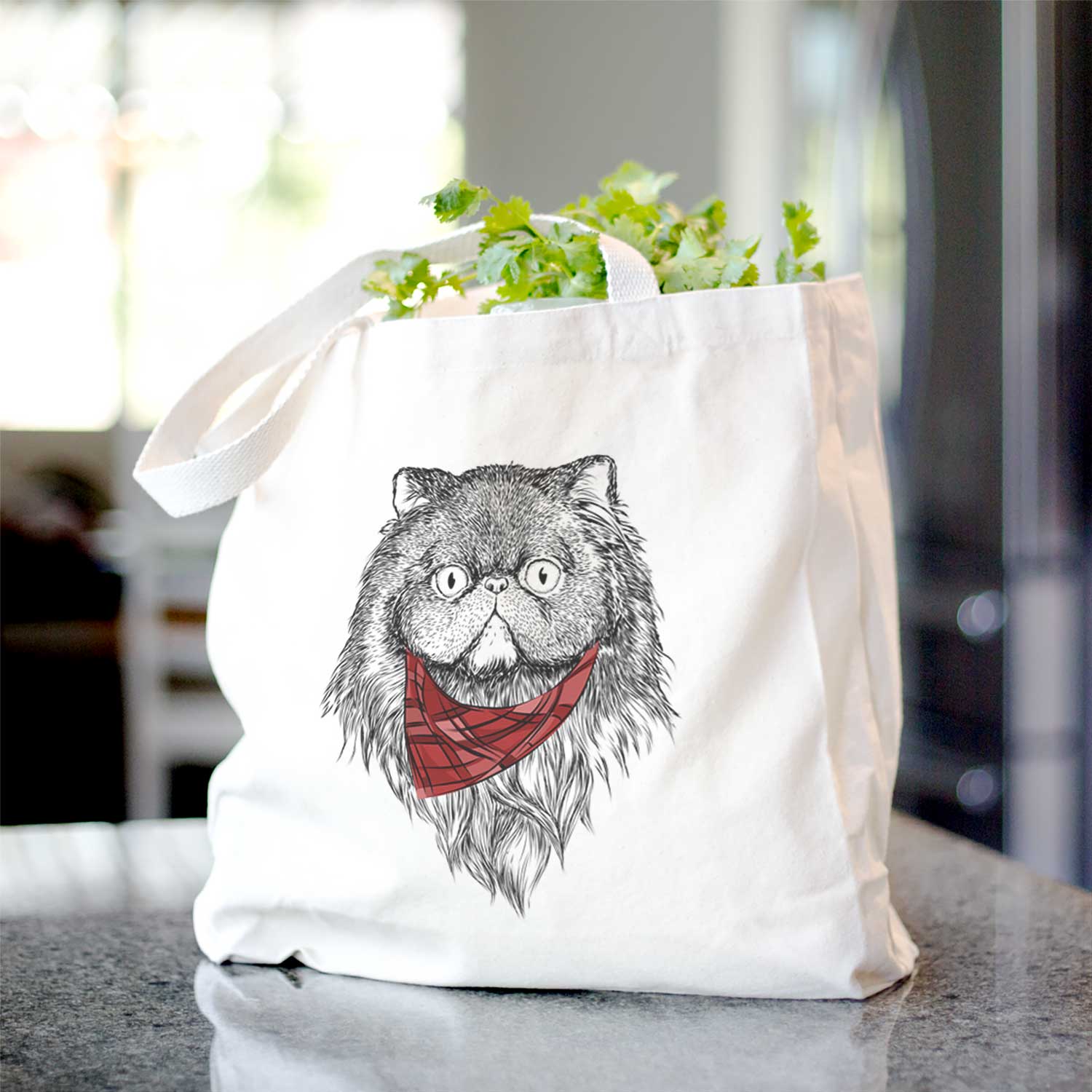 Vader the Persian Cat - Tote Bag