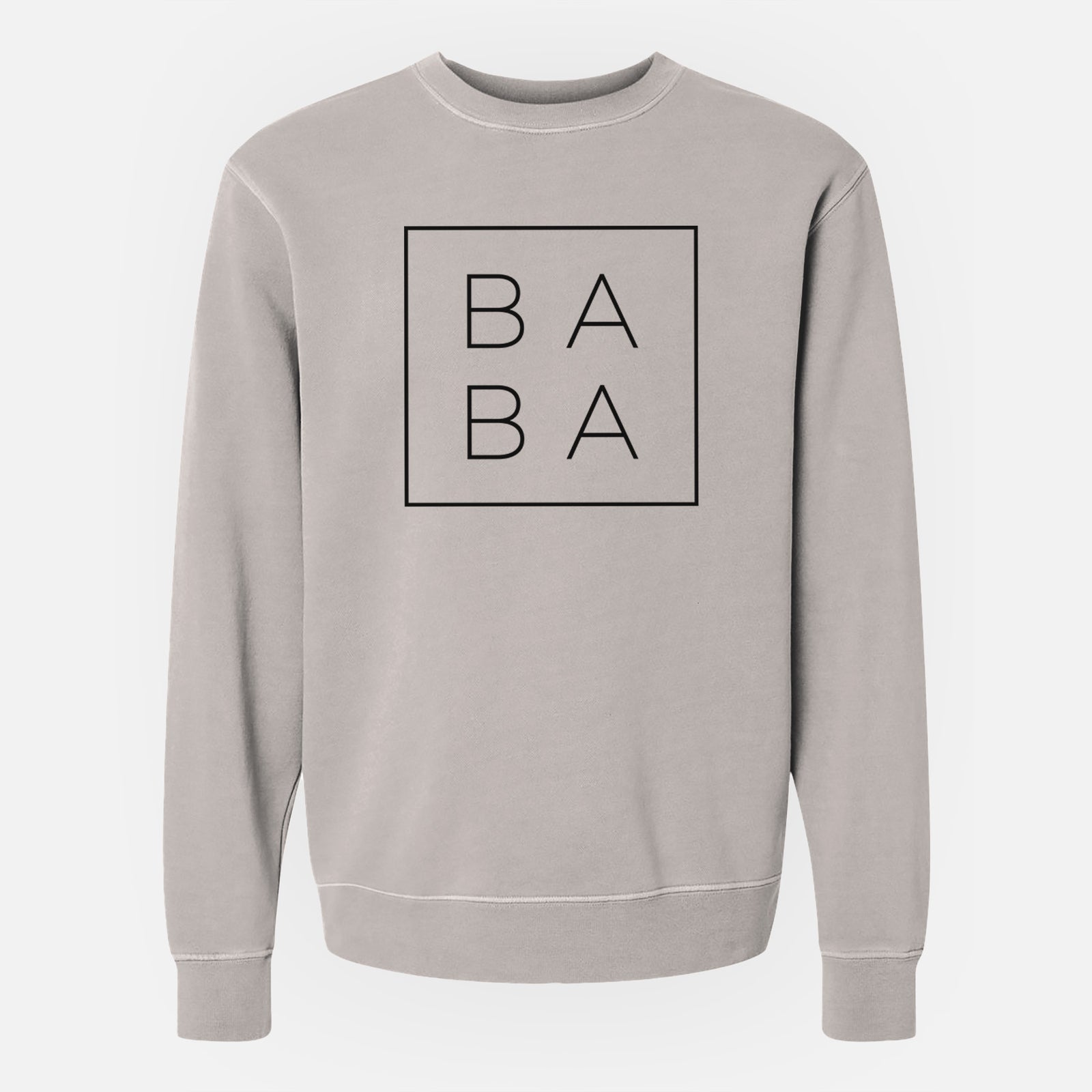 Baba Boxed - Unisex Pigment Dyed Crew Sweatshirt