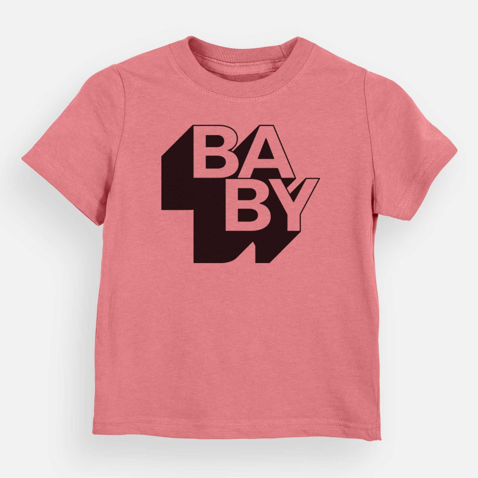 'Baby - Blockscape Collection' design on a Mauve kids' shirt
