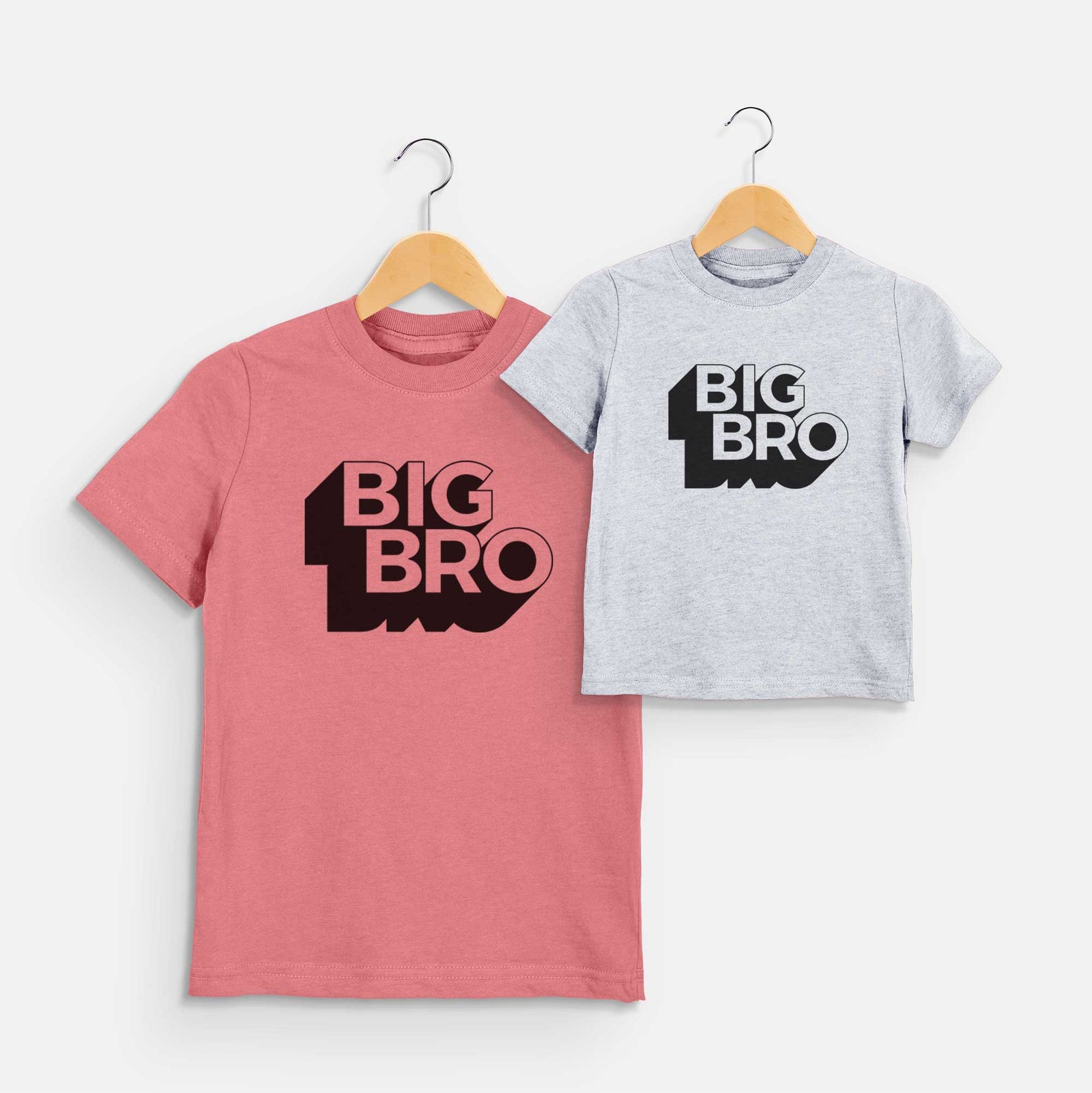 'Big Bro - Blockscape Collection' design on a kids' shirt