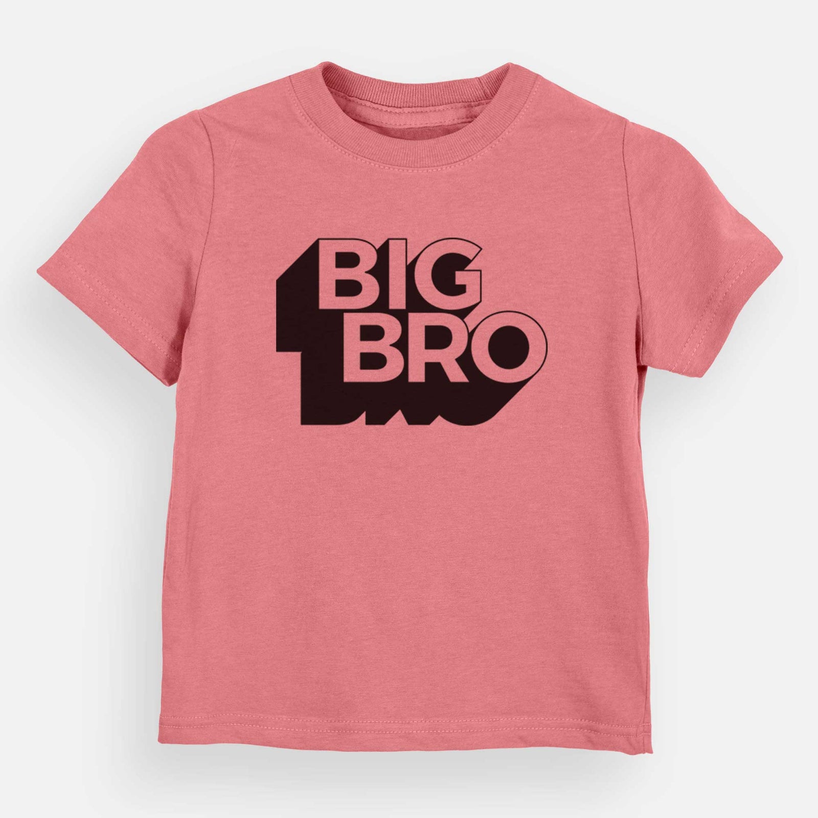 'Big Bro - Blockscape Collection' design on a Mauve kids' shirt