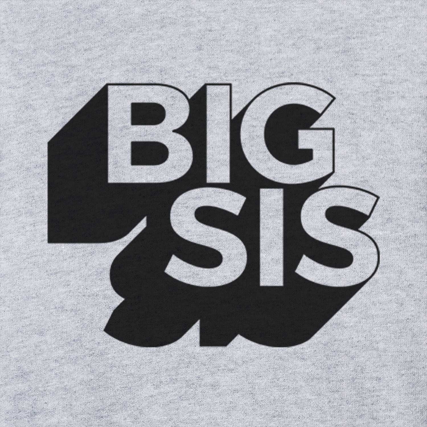 'Big Sis - Blockscape Collection' design on an Inkopious kids' shirt