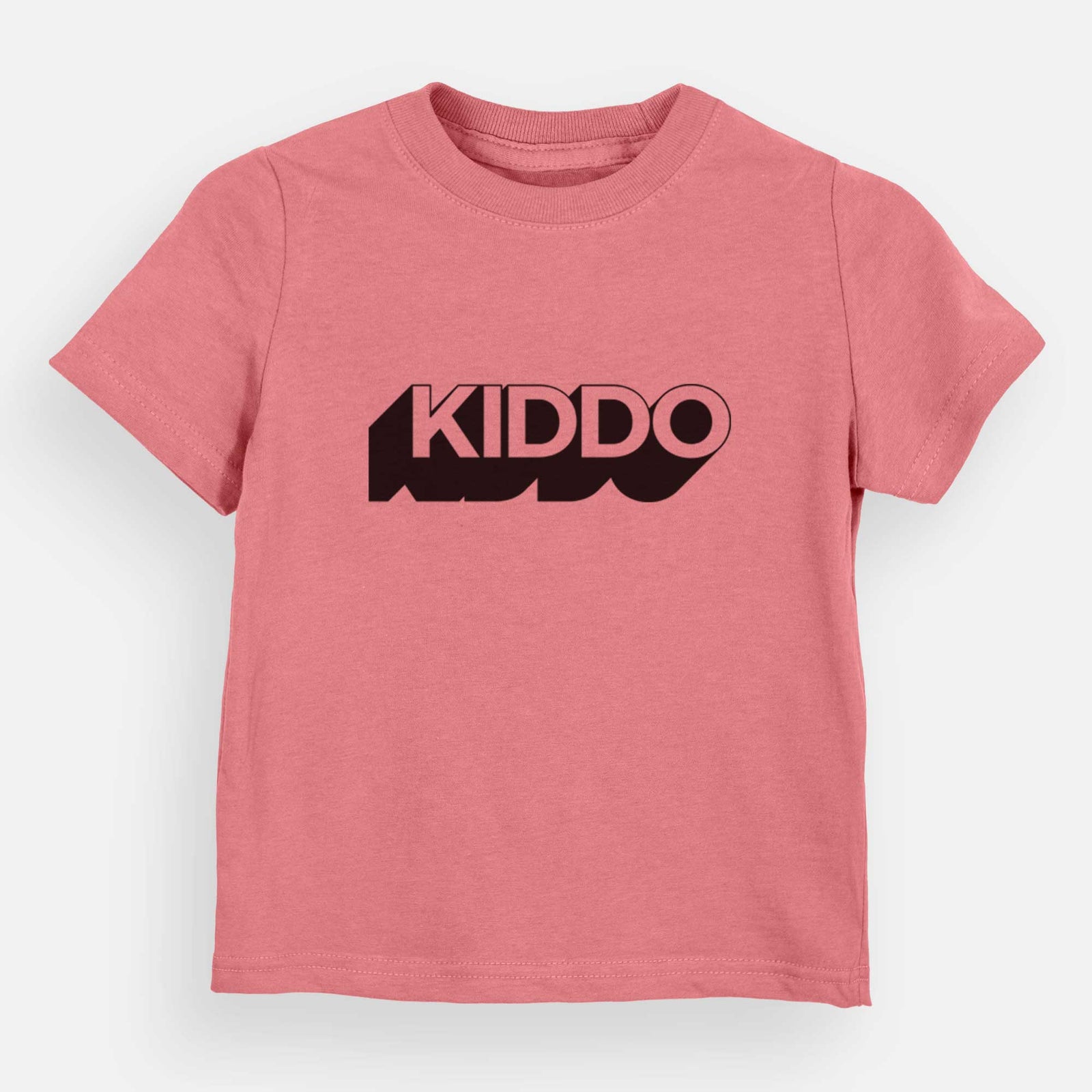 'Kiddo - Blockscape Collection' design on a Mauve kids' shirt
