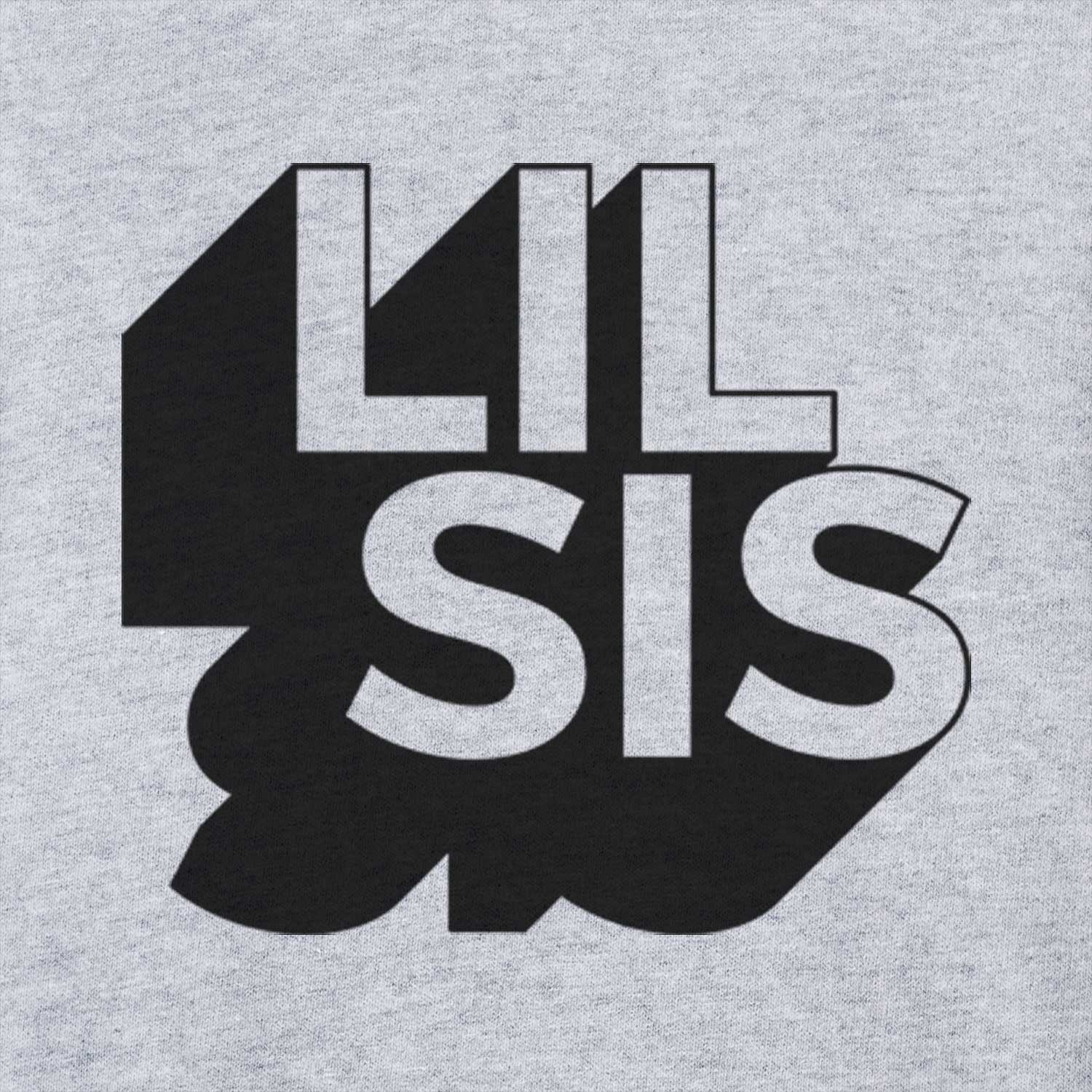 'Lil Sis - Blockscape Collection' design on an Inkopious kids' shirt