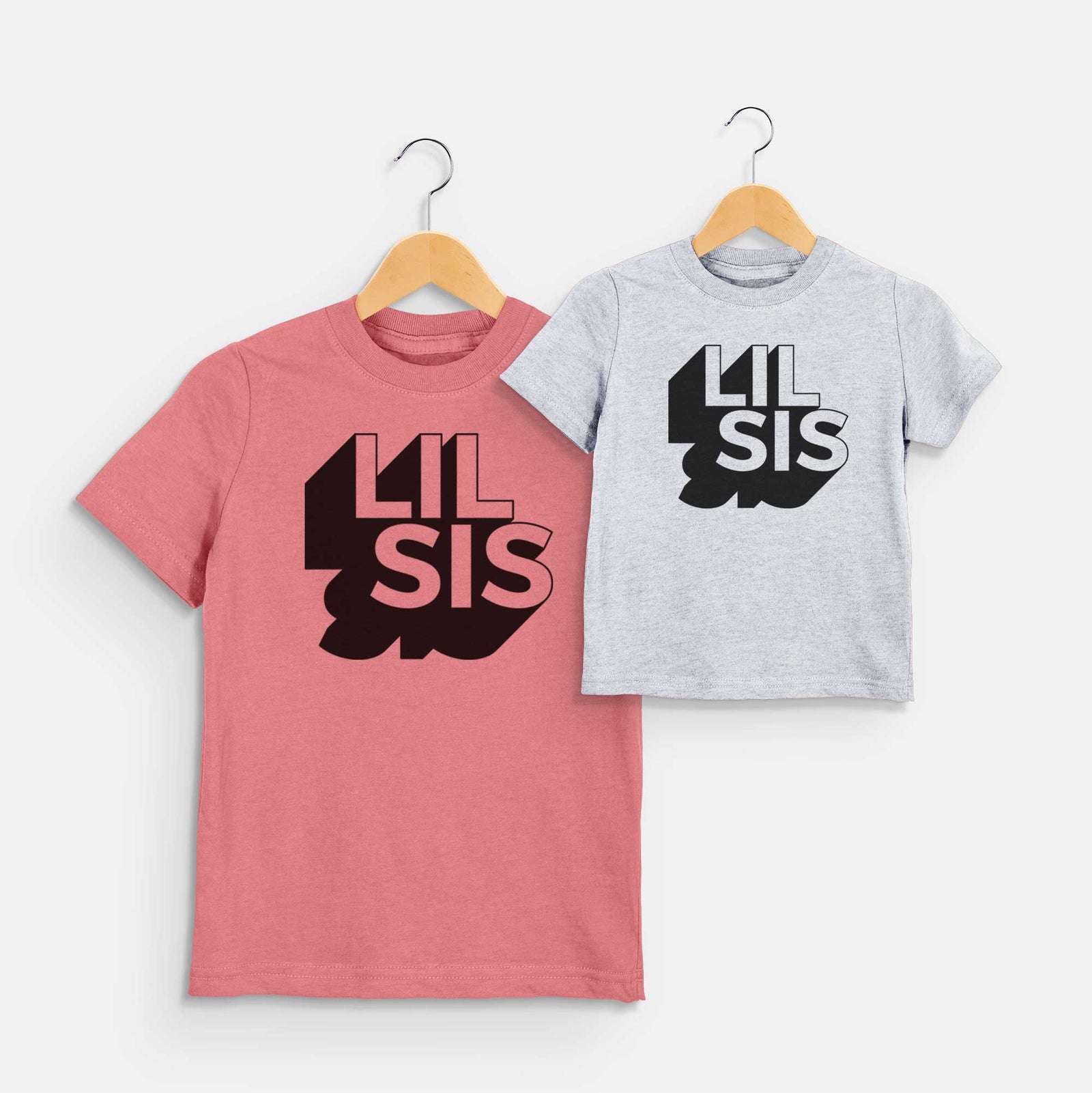 'Lil Sis - Blockscape Collection' design on a kids' shirt