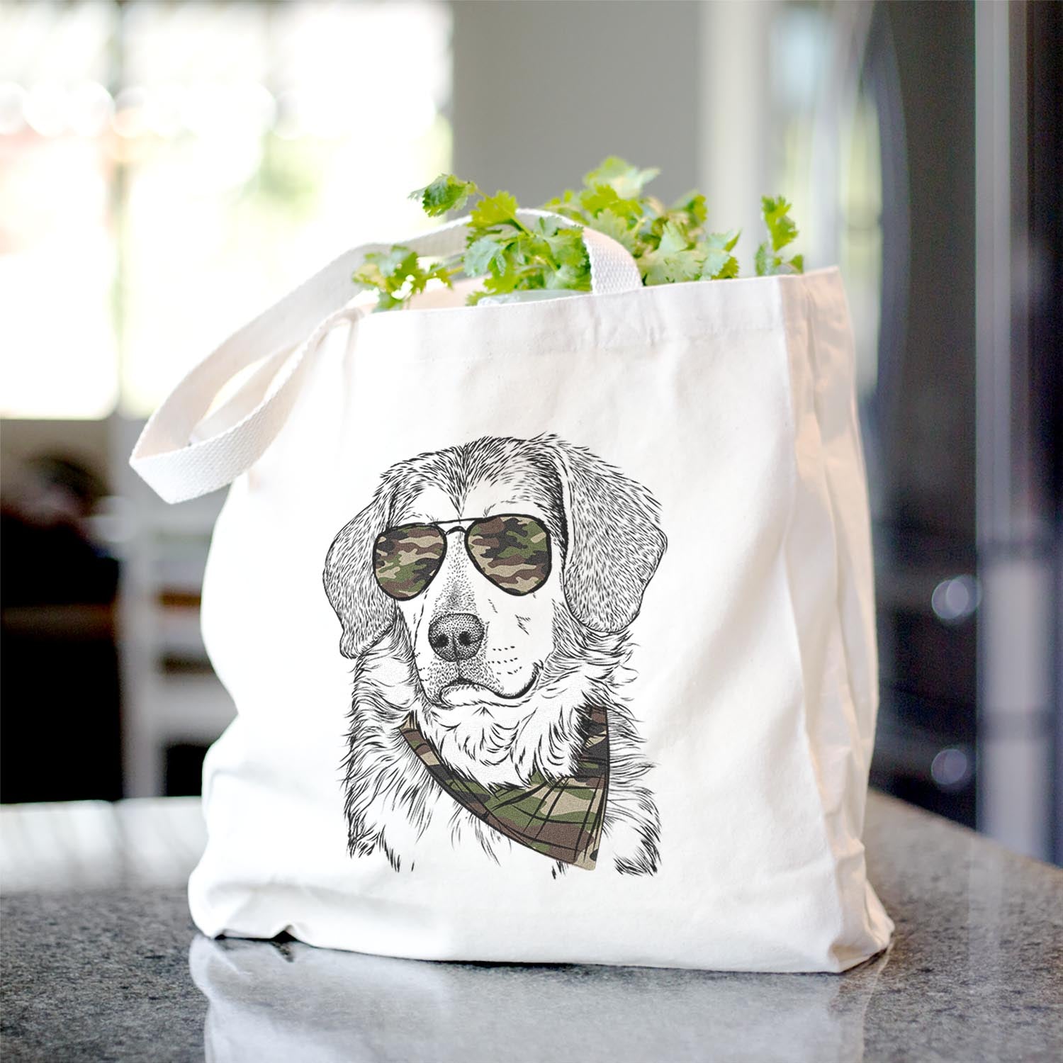 Gunner the Mixed Breed - Tote Bag