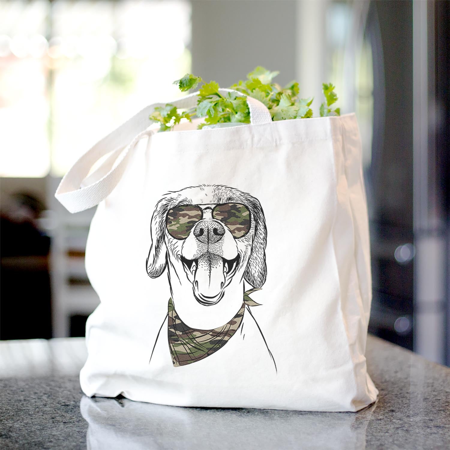 Obi the Beagle Mix - Tote Bag