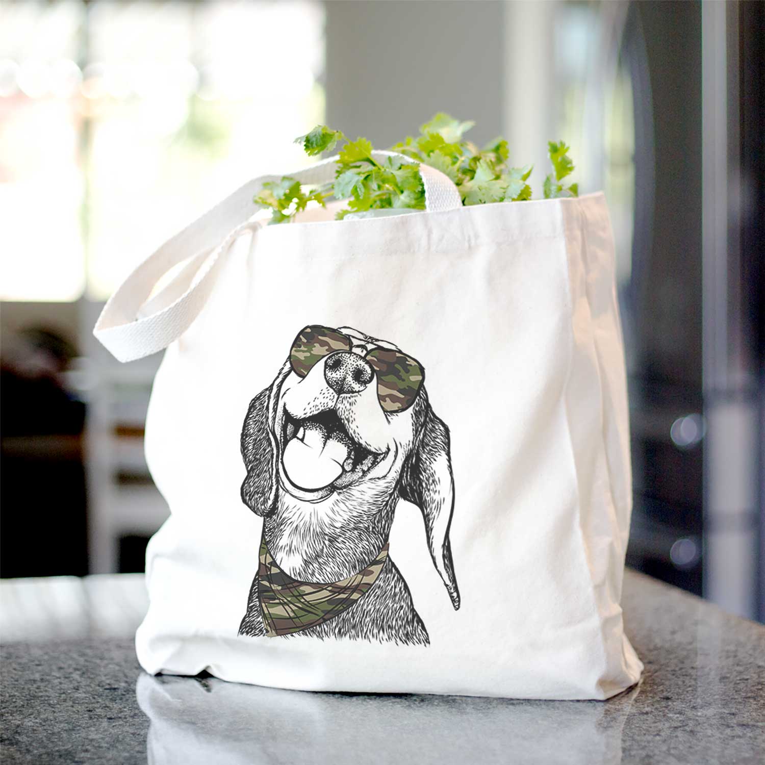 Belle the Hound Mix - Tote Bag